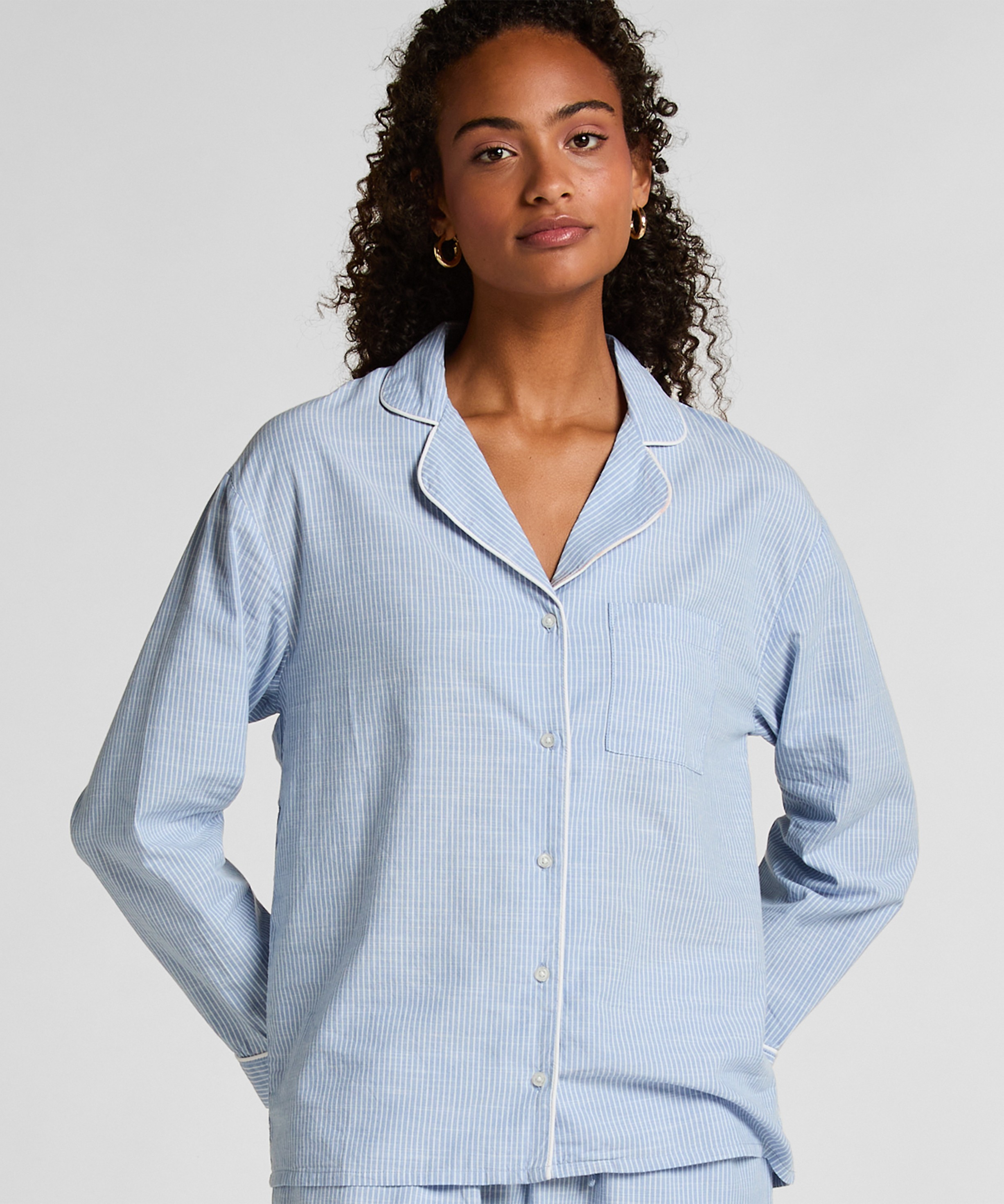 Jacket Woven Cotton Stripe