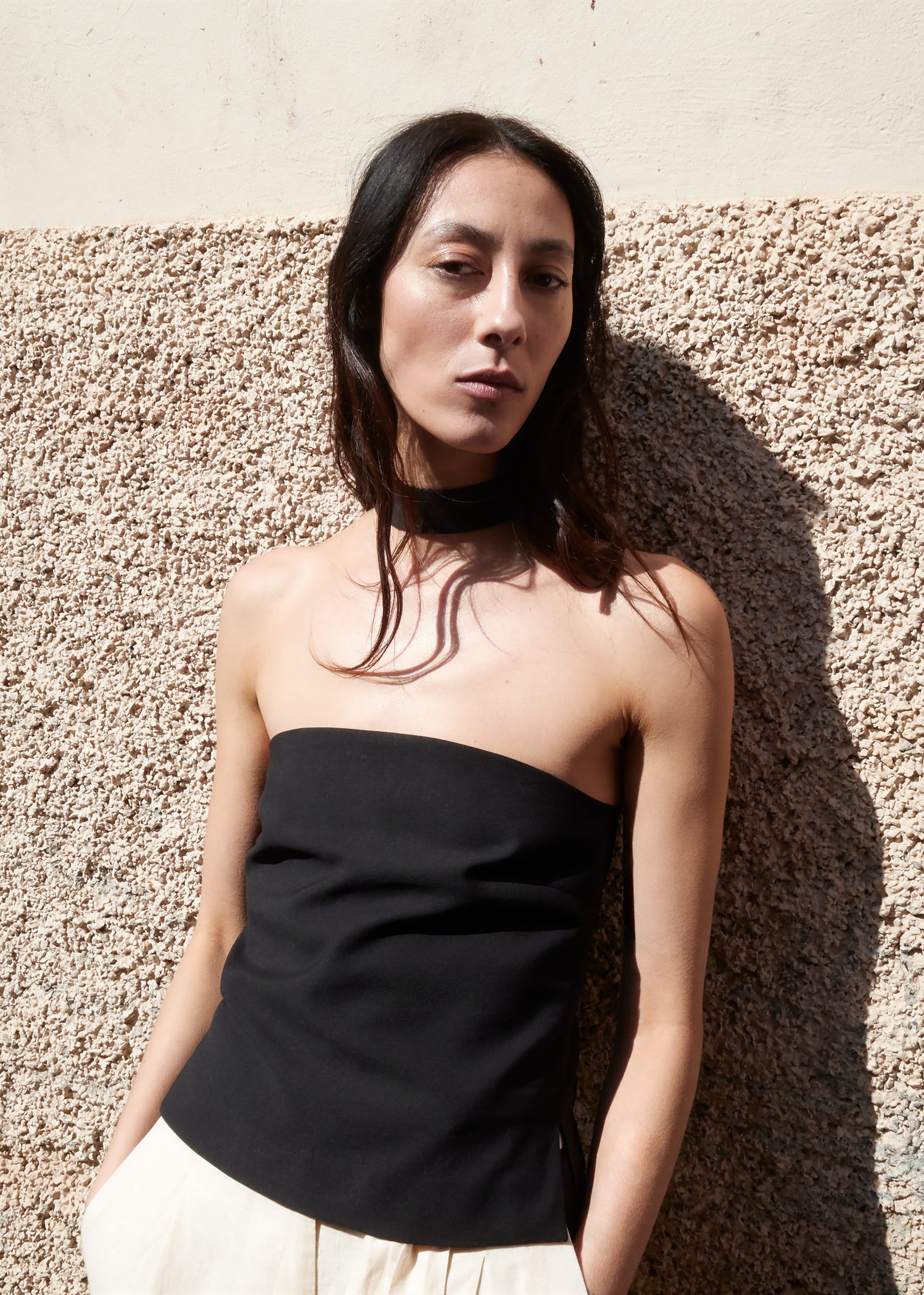 Halterneck Lyocell top