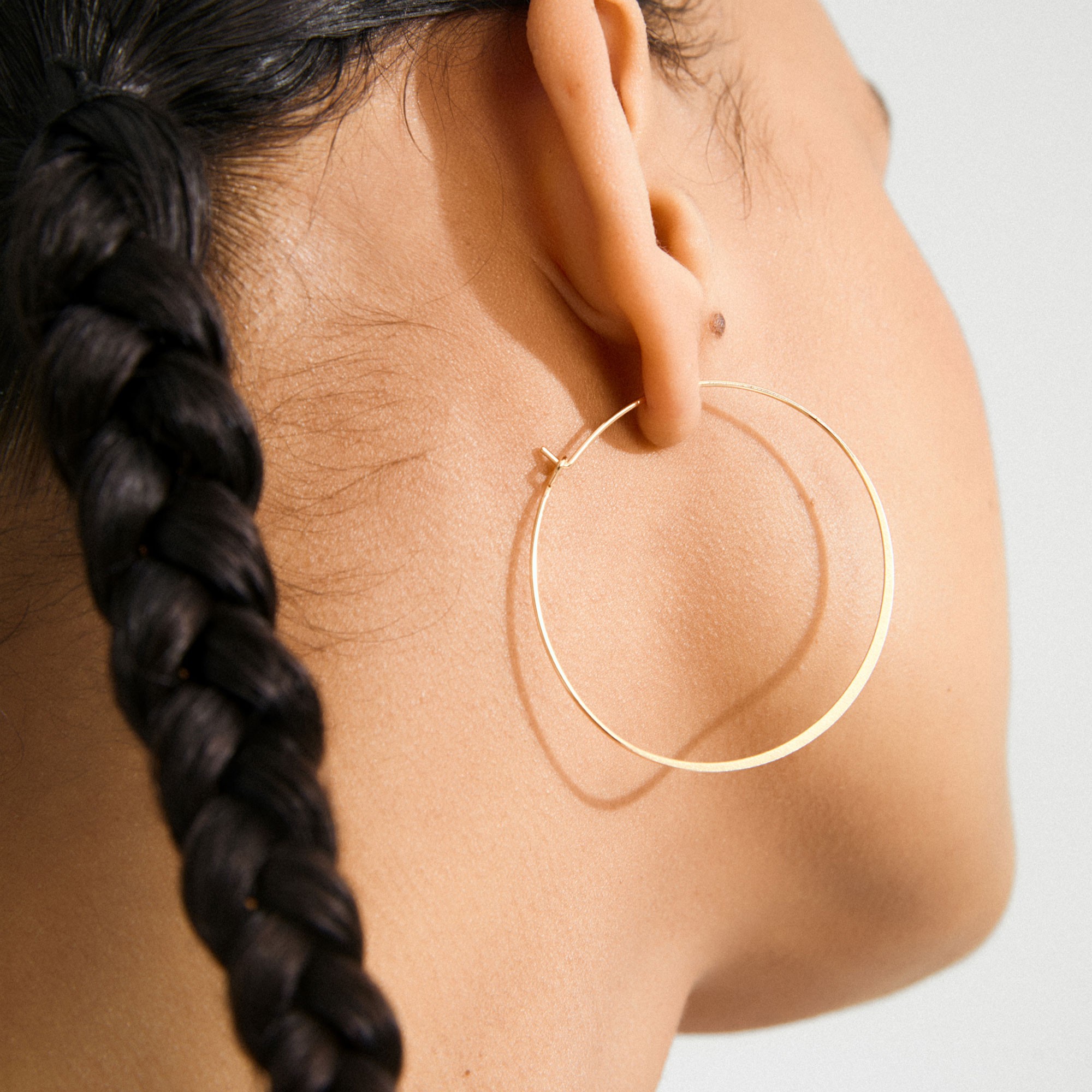 Tilly Large Hoop Earrings Goldplated