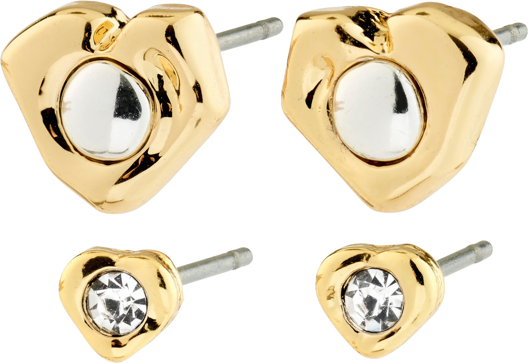 Nova Earrings 2in-1 set, Gold-plated - Køb til DKK 249 - Spar 0%