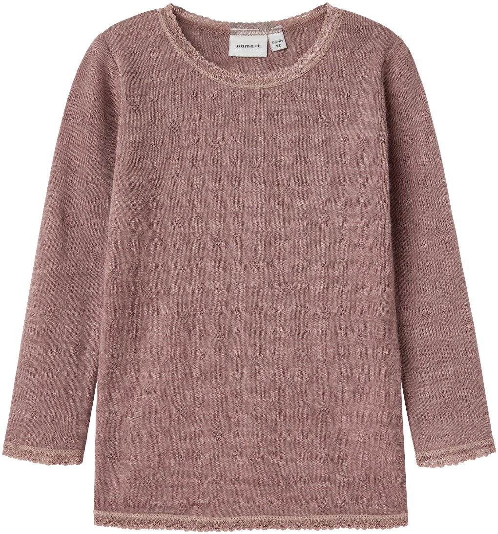 Nmfwang Wool Needle LS TOP Solid NO
