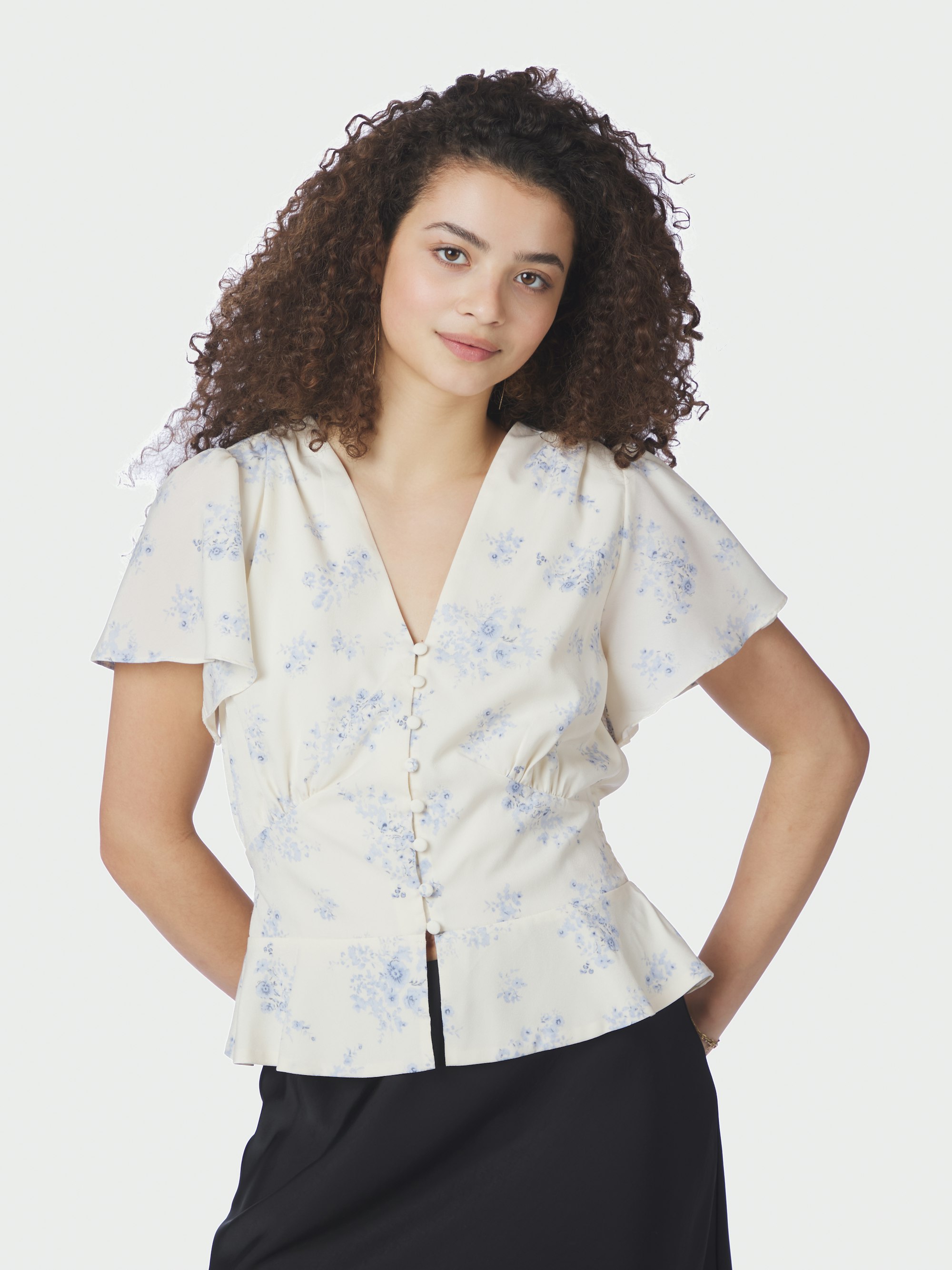 Jasmin Delicate Flower Blouse