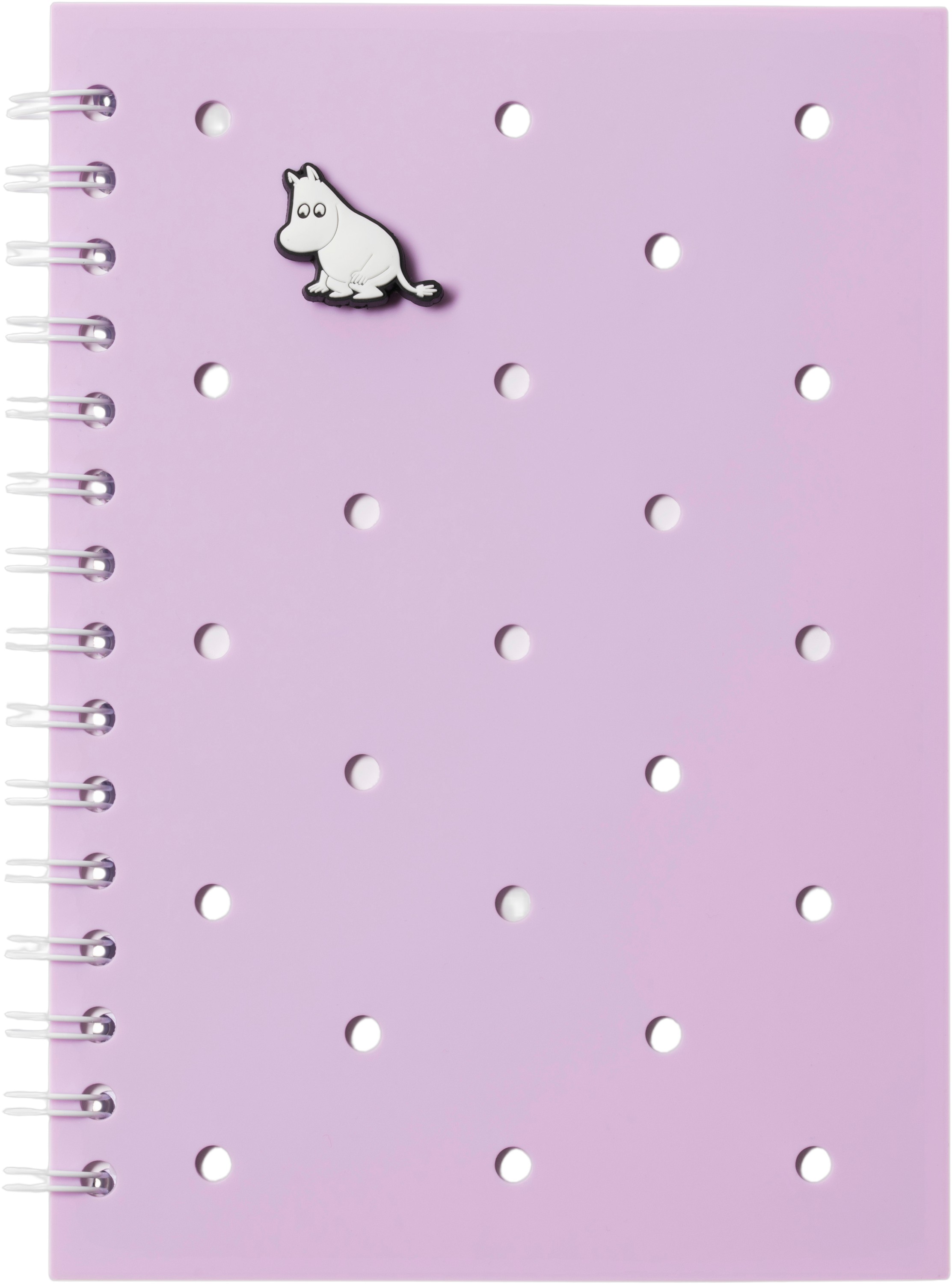 Moomin Notebook&Charm Lila