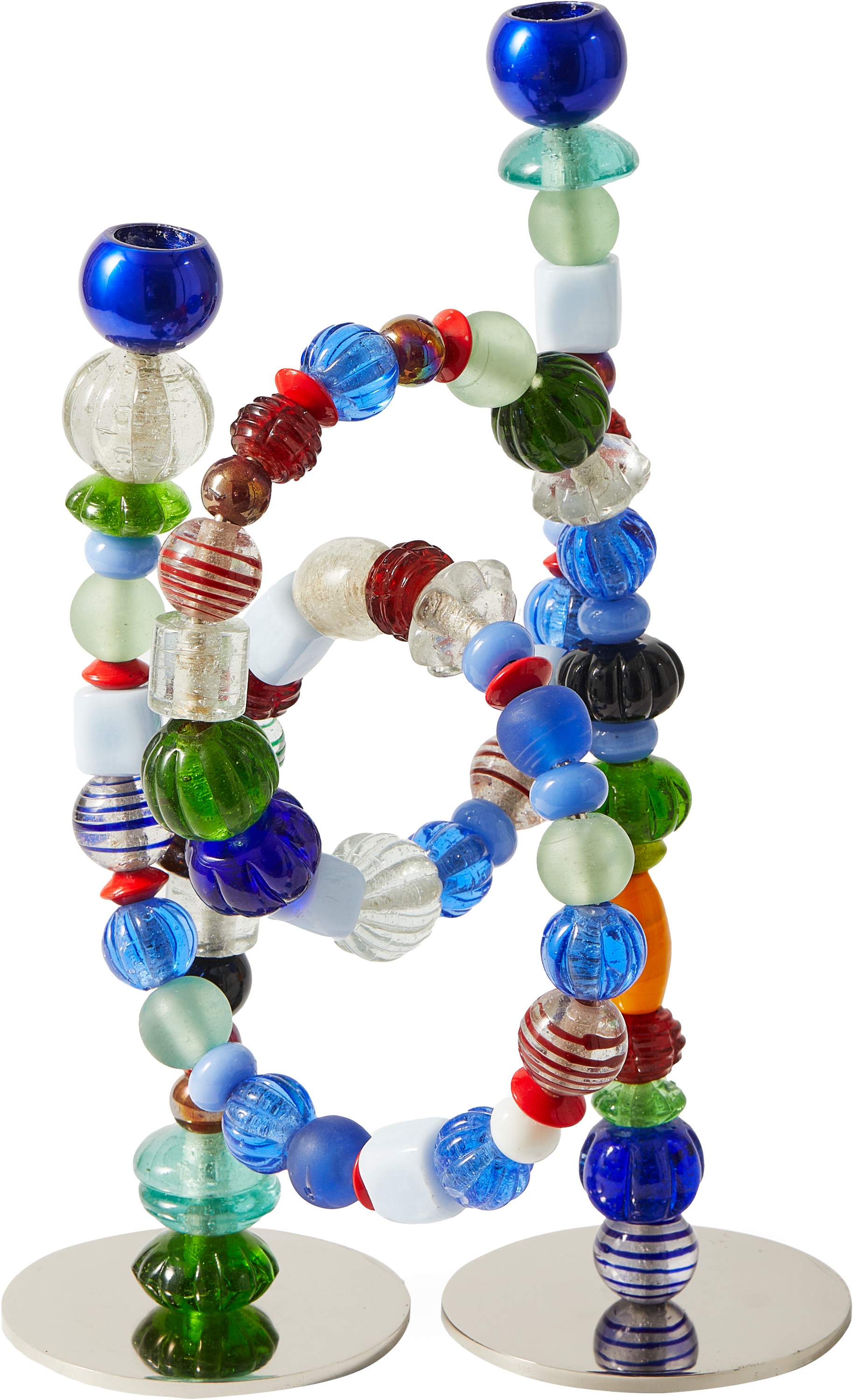 Candle Holder Beads Multicolor