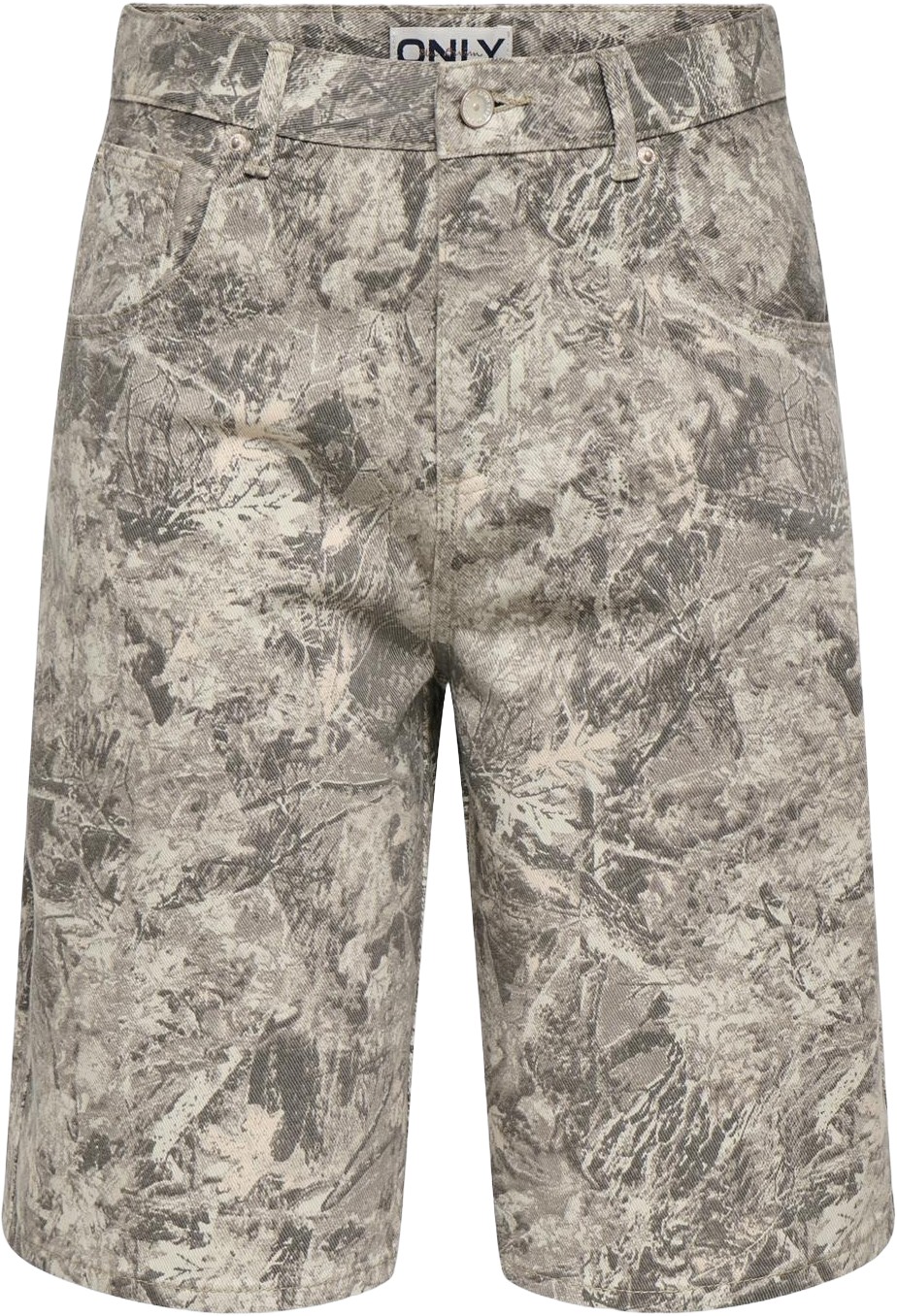 Onlbanu HW Camo Bermuda Shorts PNT