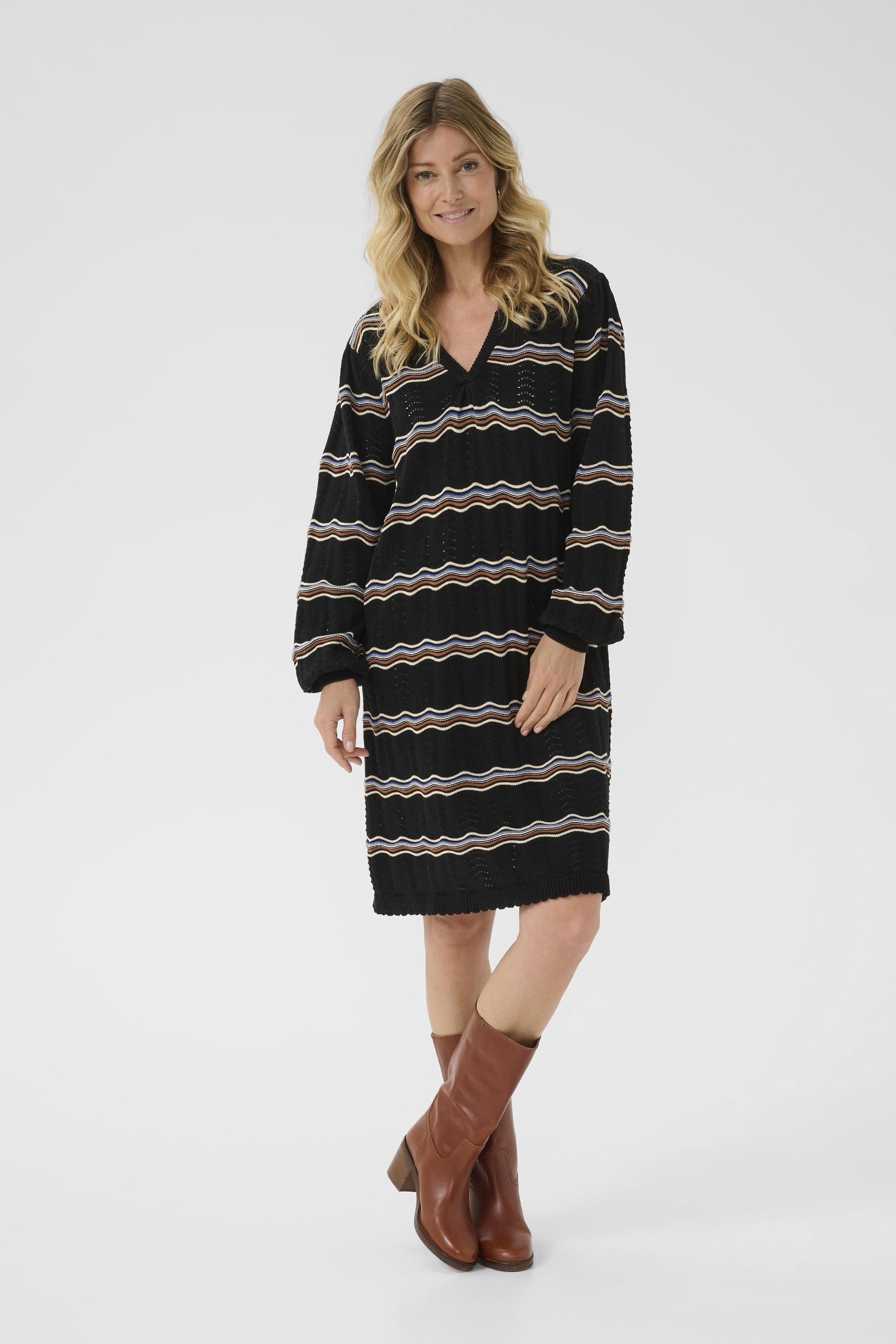 Crwavy Knit Dress