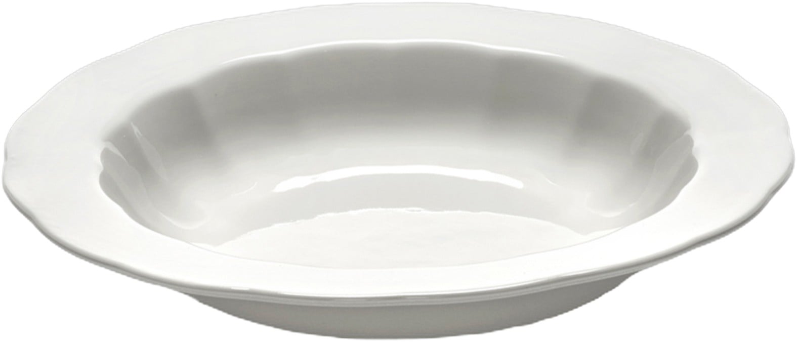 Pasta Plate M 01 White Silhouette
