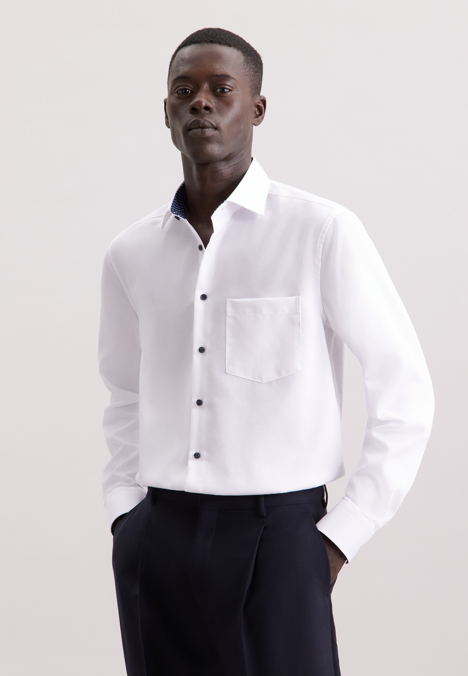 Business Shirt Regular 1/1 Kentcollar Uni
