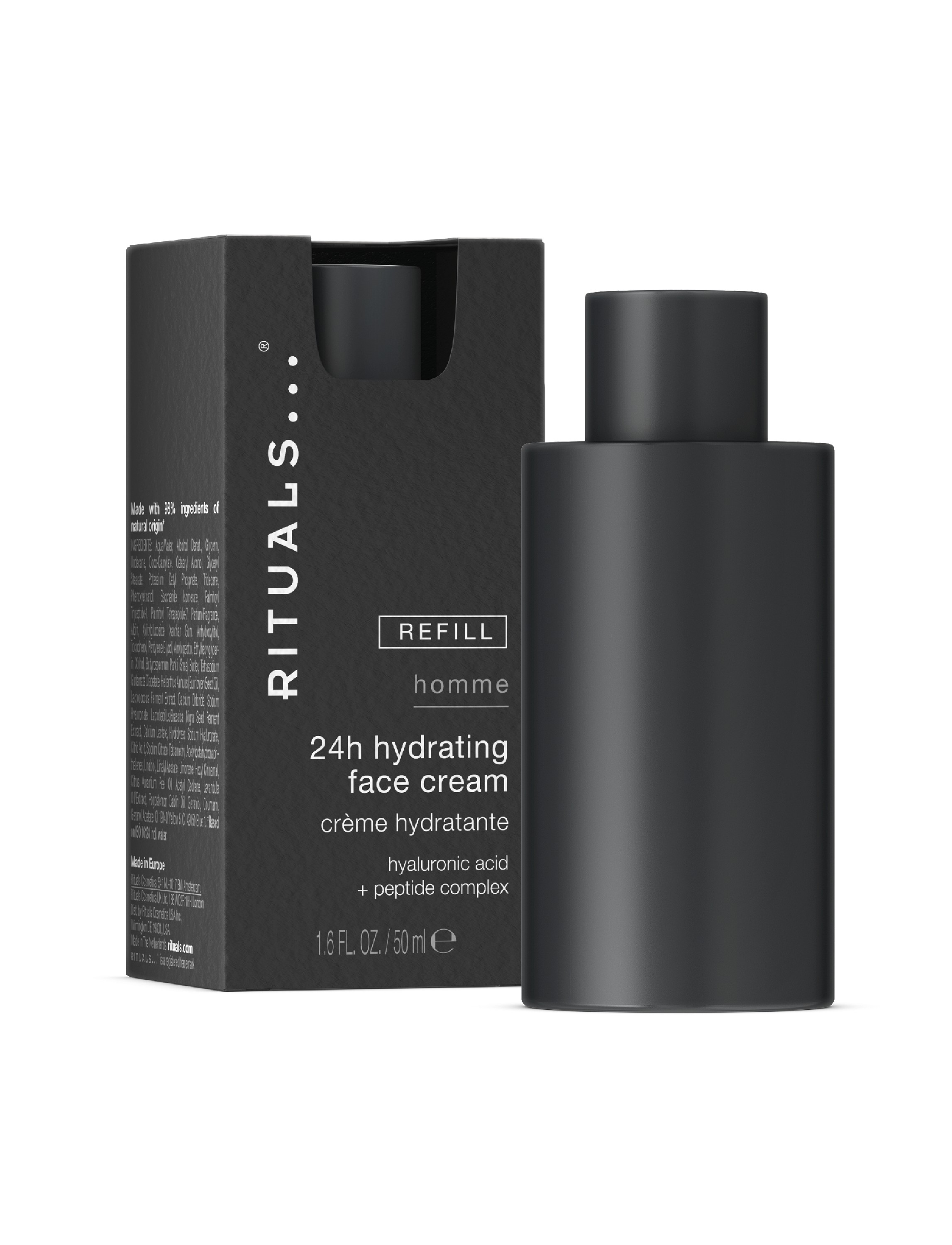 Homme 24h Hydrating Face Cream Refill