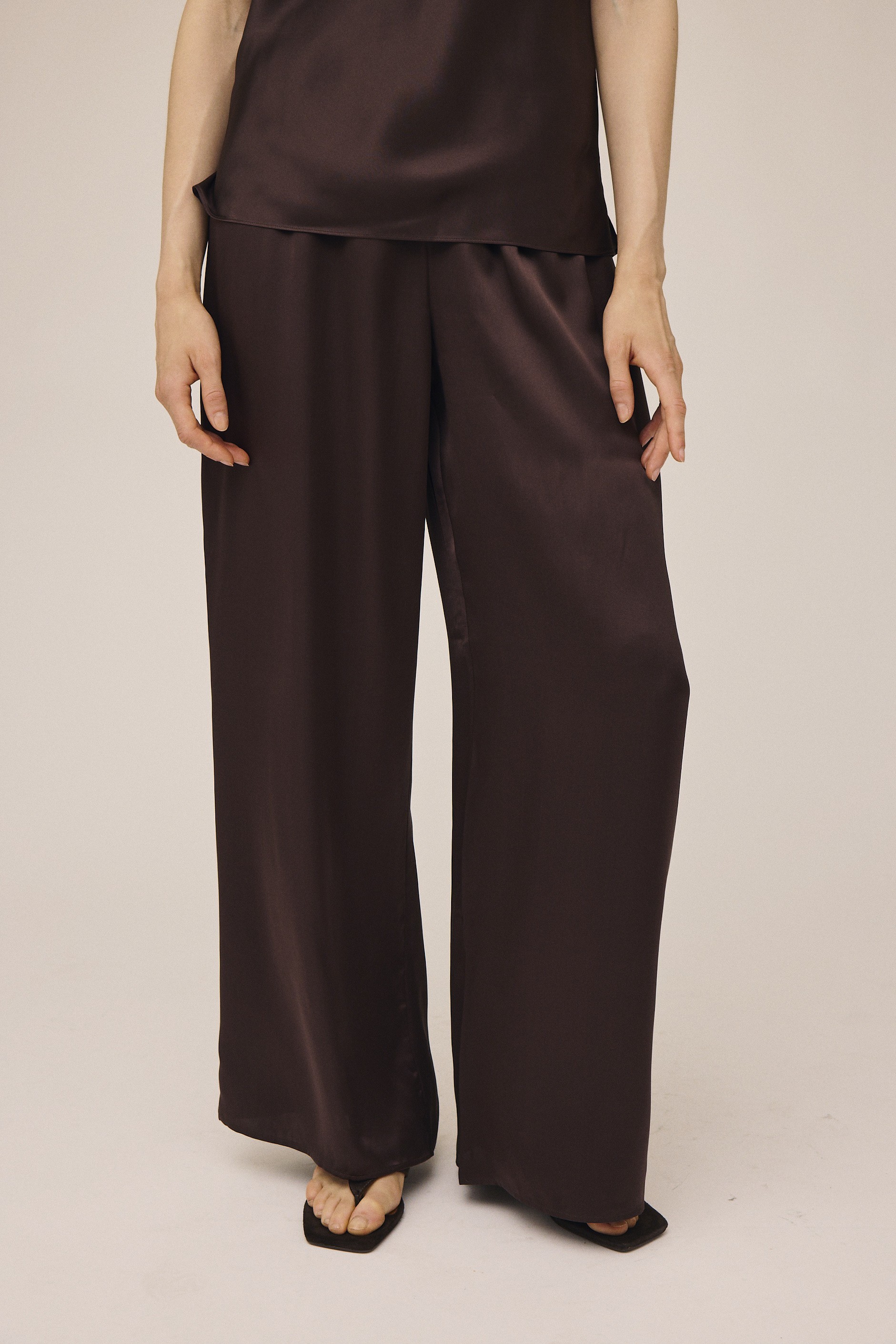 Moon 10 G Wide Pyjamas Trousers, 100% Silk