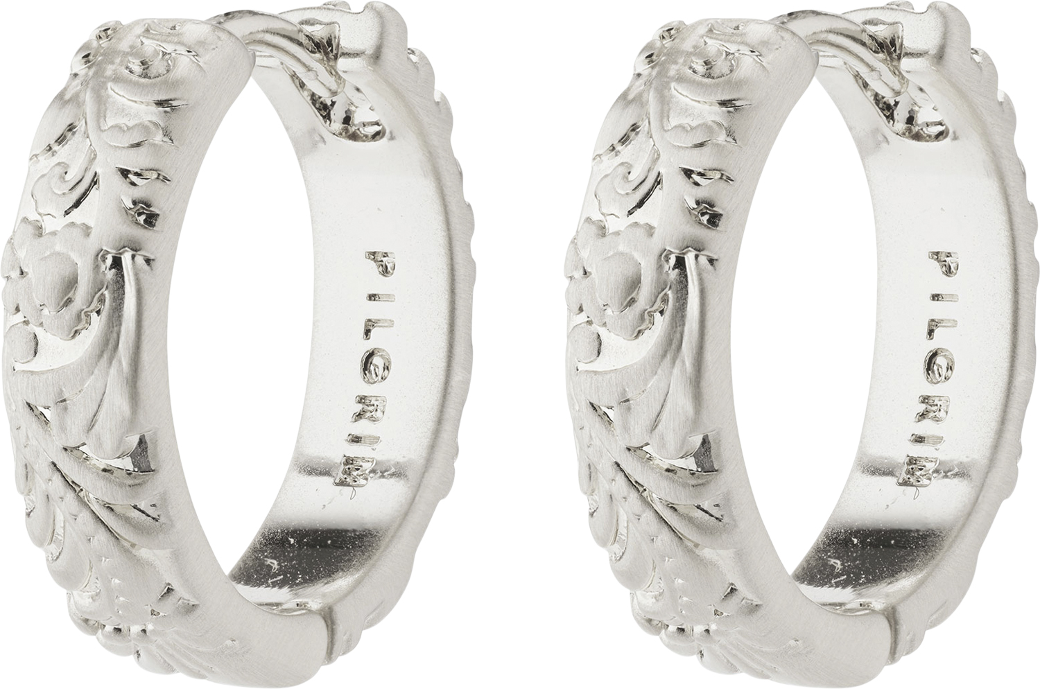 Elfrida Recycled Hoop Earrings Silverplated - DKK 172 - Spar 25%