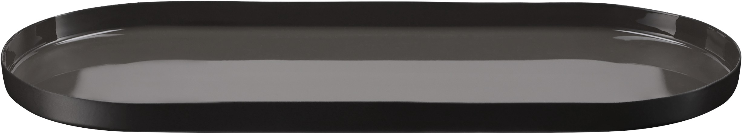 MM Grenada Deco Tray, Oval, Charcoal