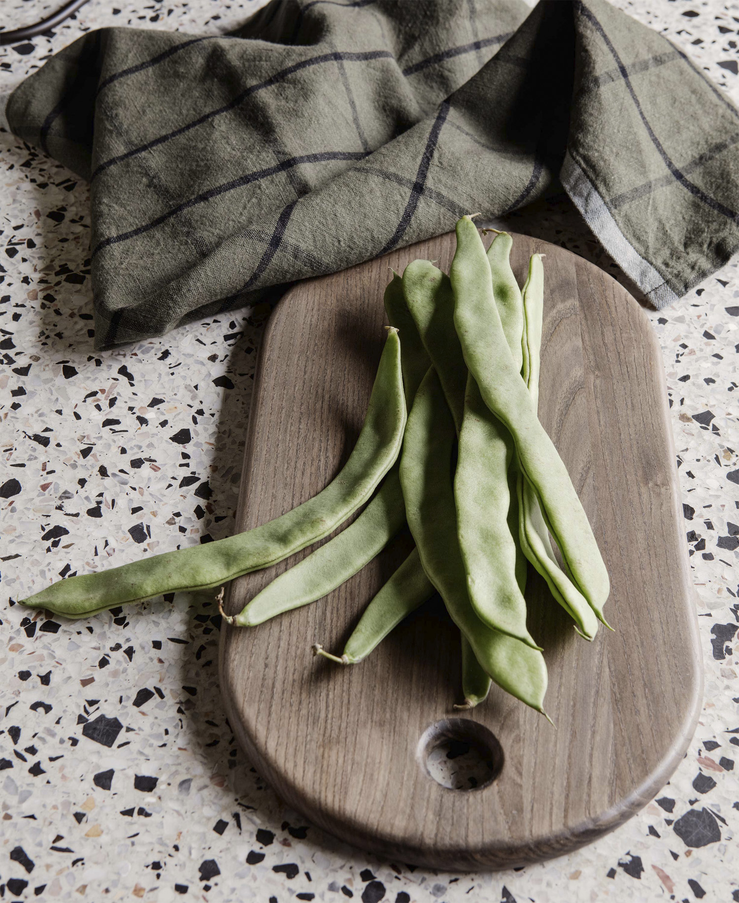 Hale Tea Towel Green/black