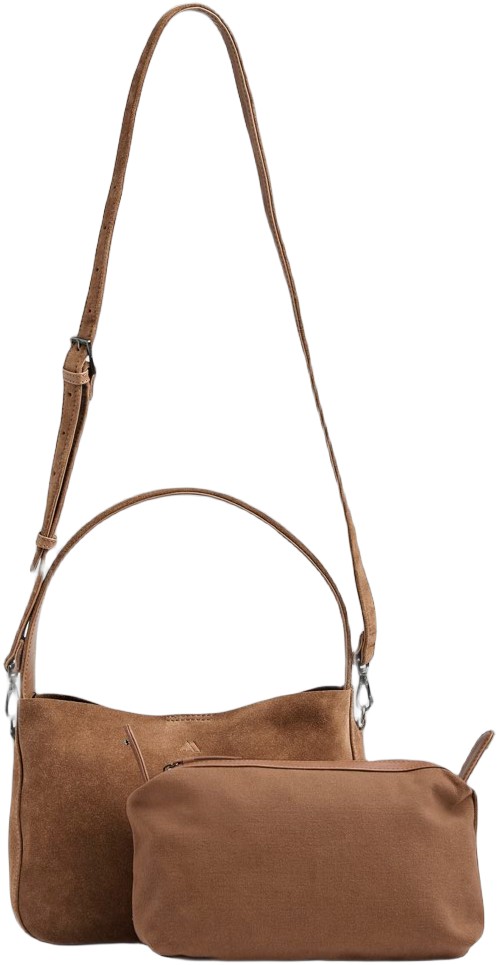 Esambg Cross. Bag, Suede