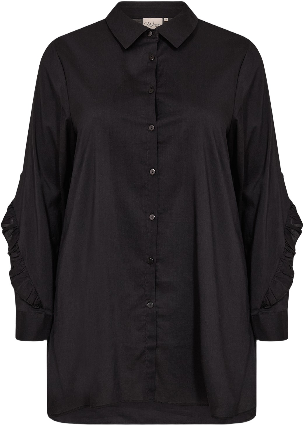 Curvy Wanoma 2 Skjorte Sort