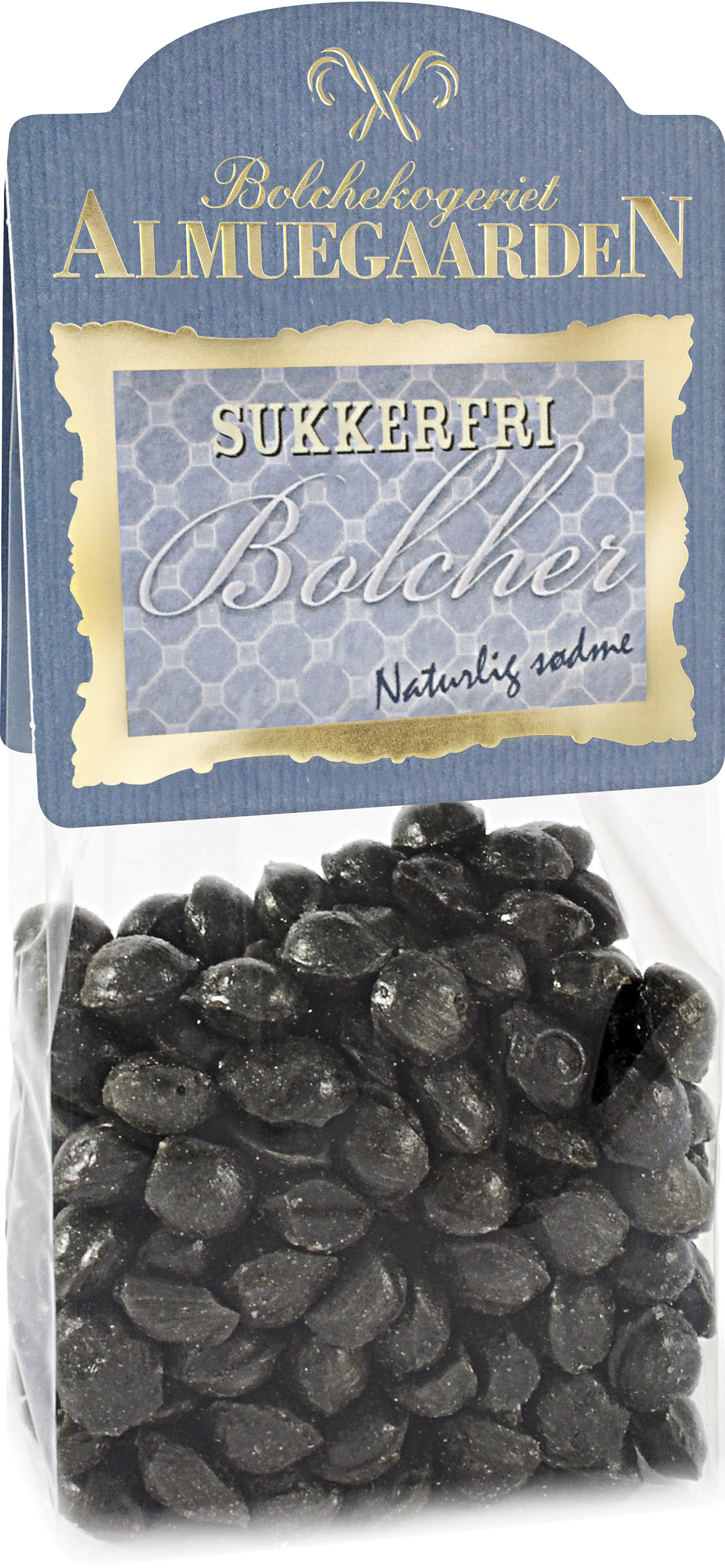 Billede af Sukkerfri Spejderhagl Bolcher med Smag af Lakrids og Salmiak