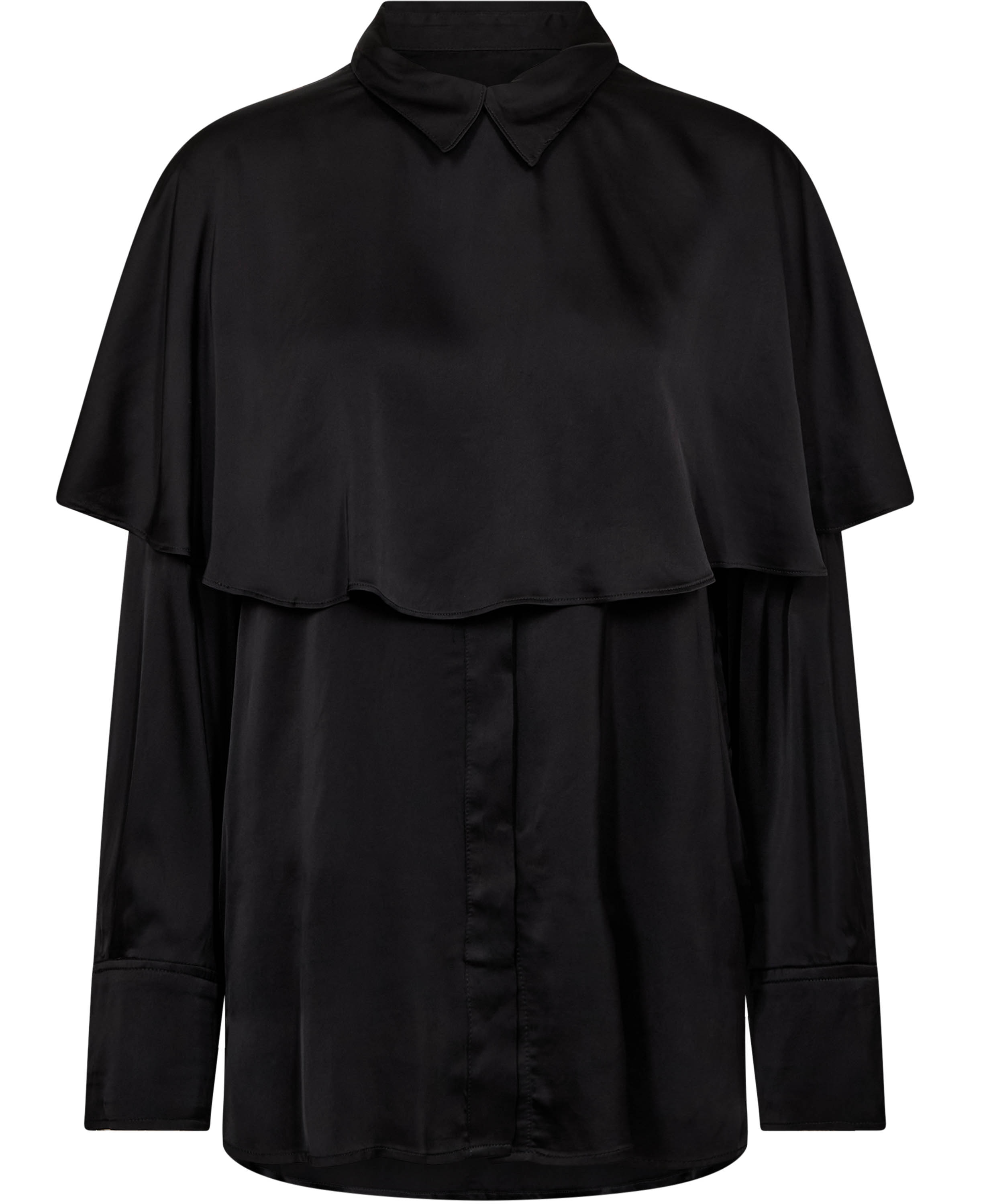 Solid Stretch Satin Circle Collar S