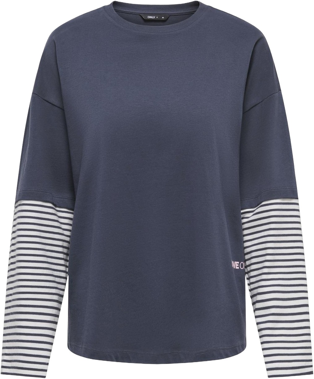 Onllana L/S Layered Stripe Tshirt