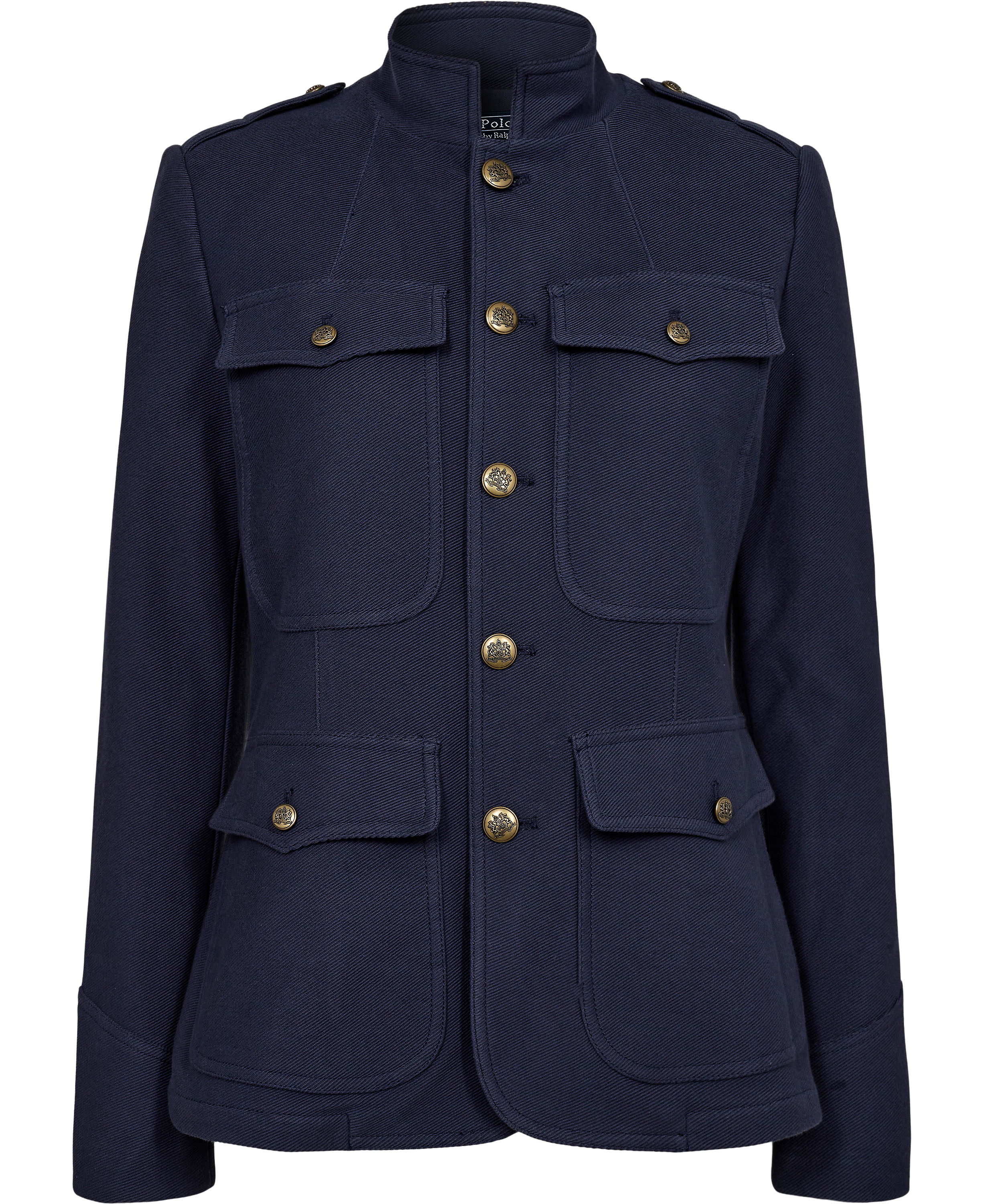 Buttoned Jacquard Blazer