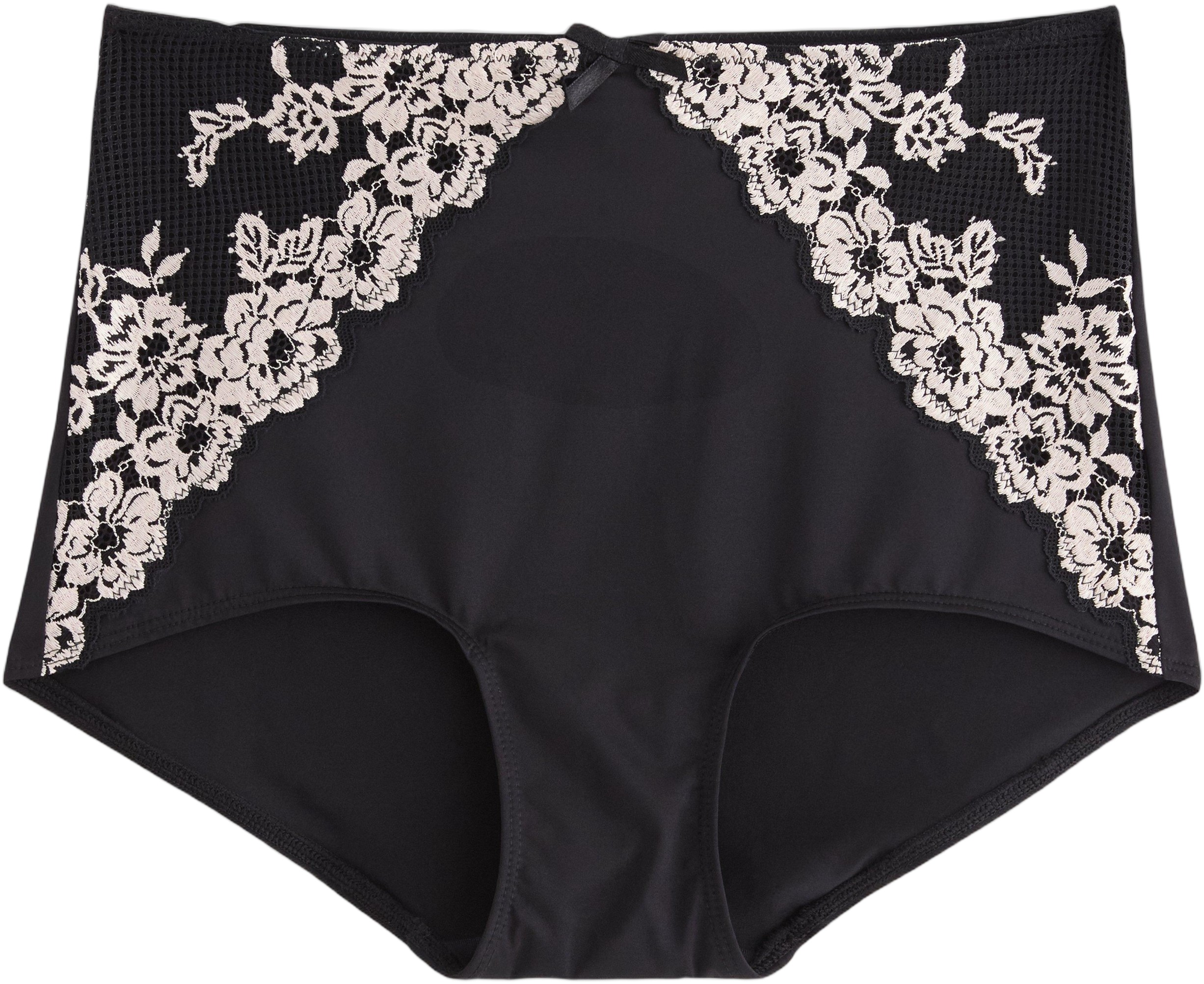 Briefs With a High Waist and Lace d