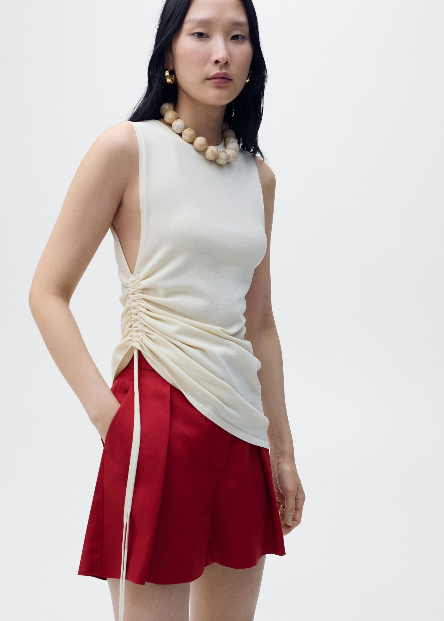 Linenblend Suit Bermuda Shorts
