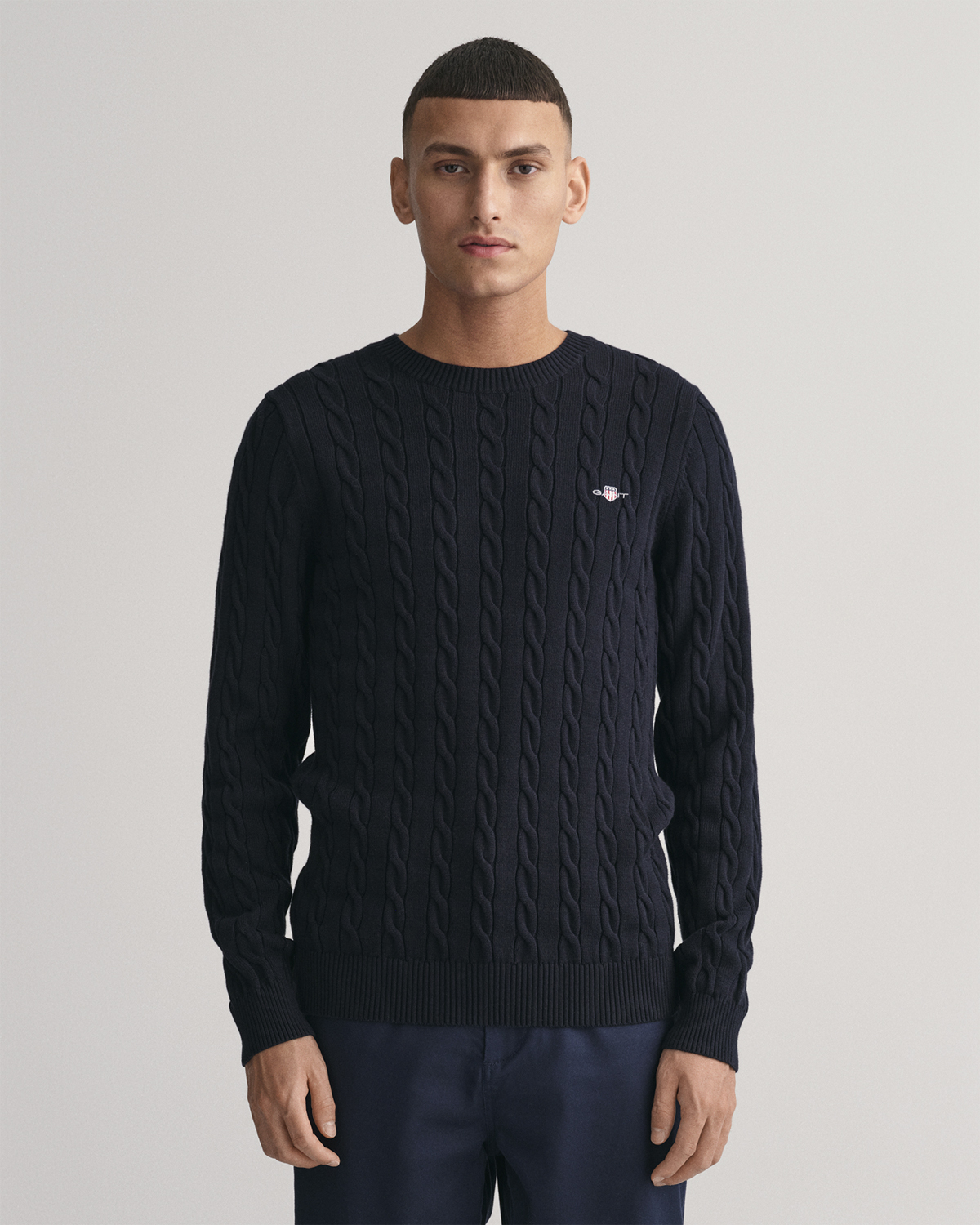 Cotton Cable Cneck