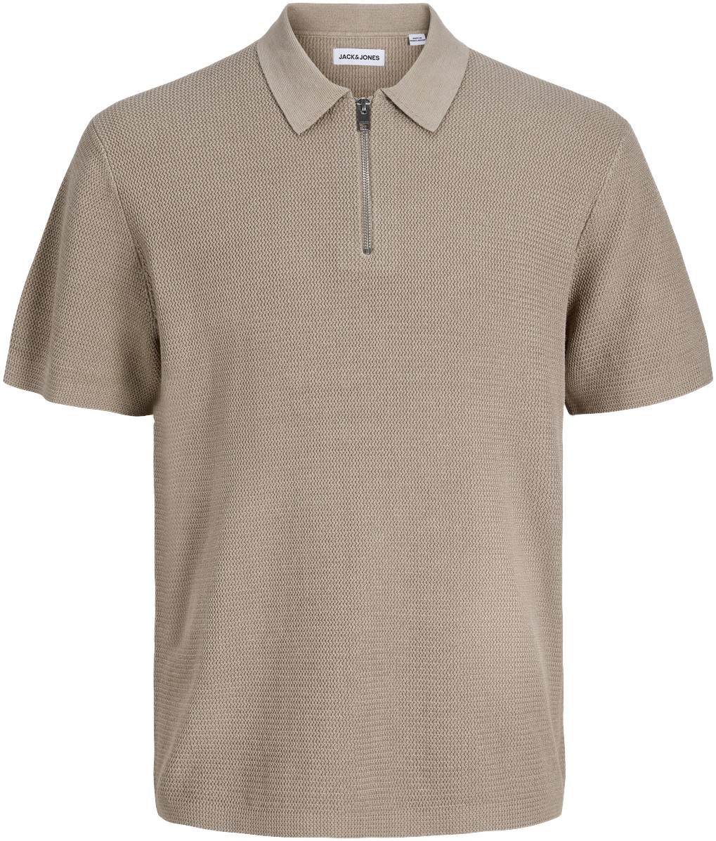 Jjmax Knit ZIP Polo SS JNR - DKK 130 - Spar 49%