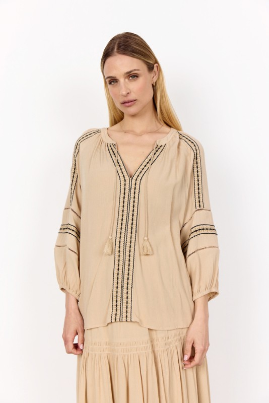 Scsebora 1 Bluse Sand