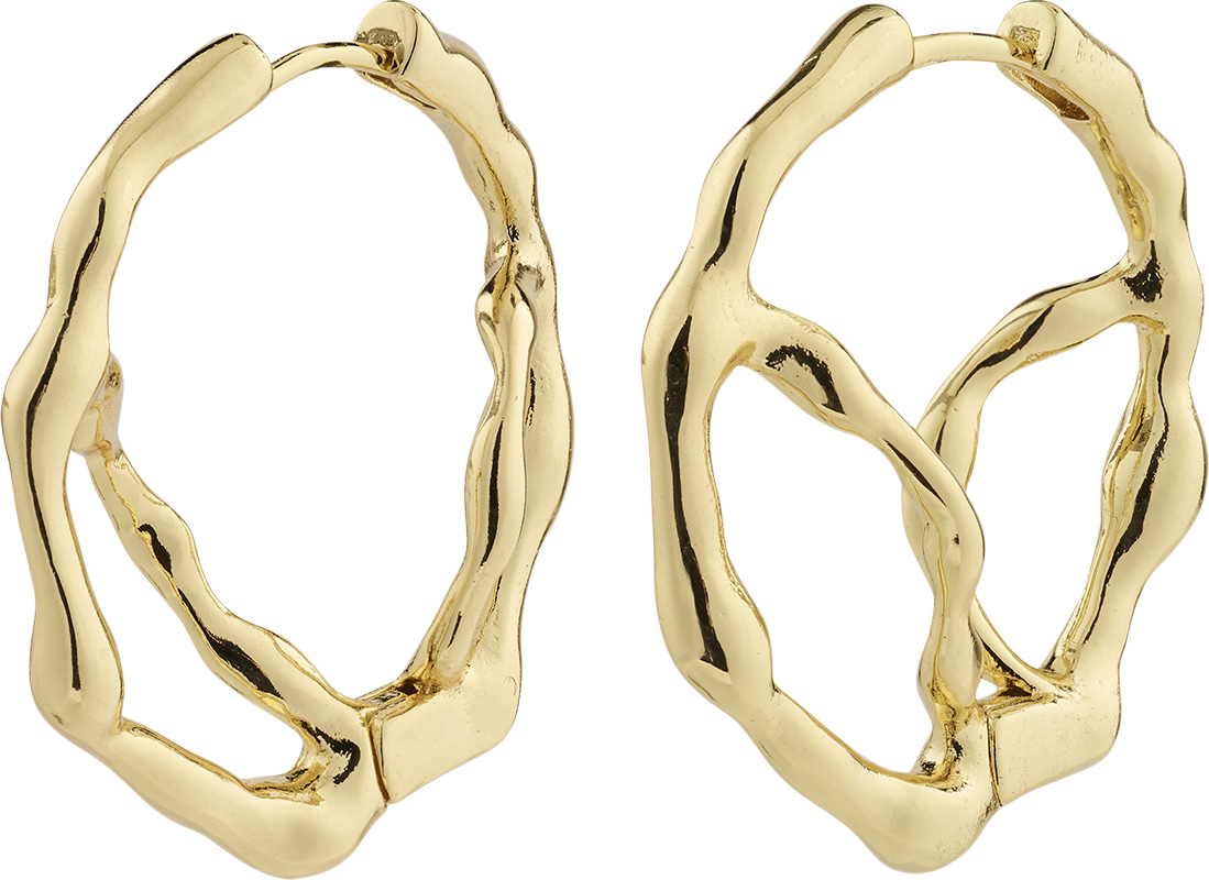 Dido Recycled Hoop Earrings Goldplated