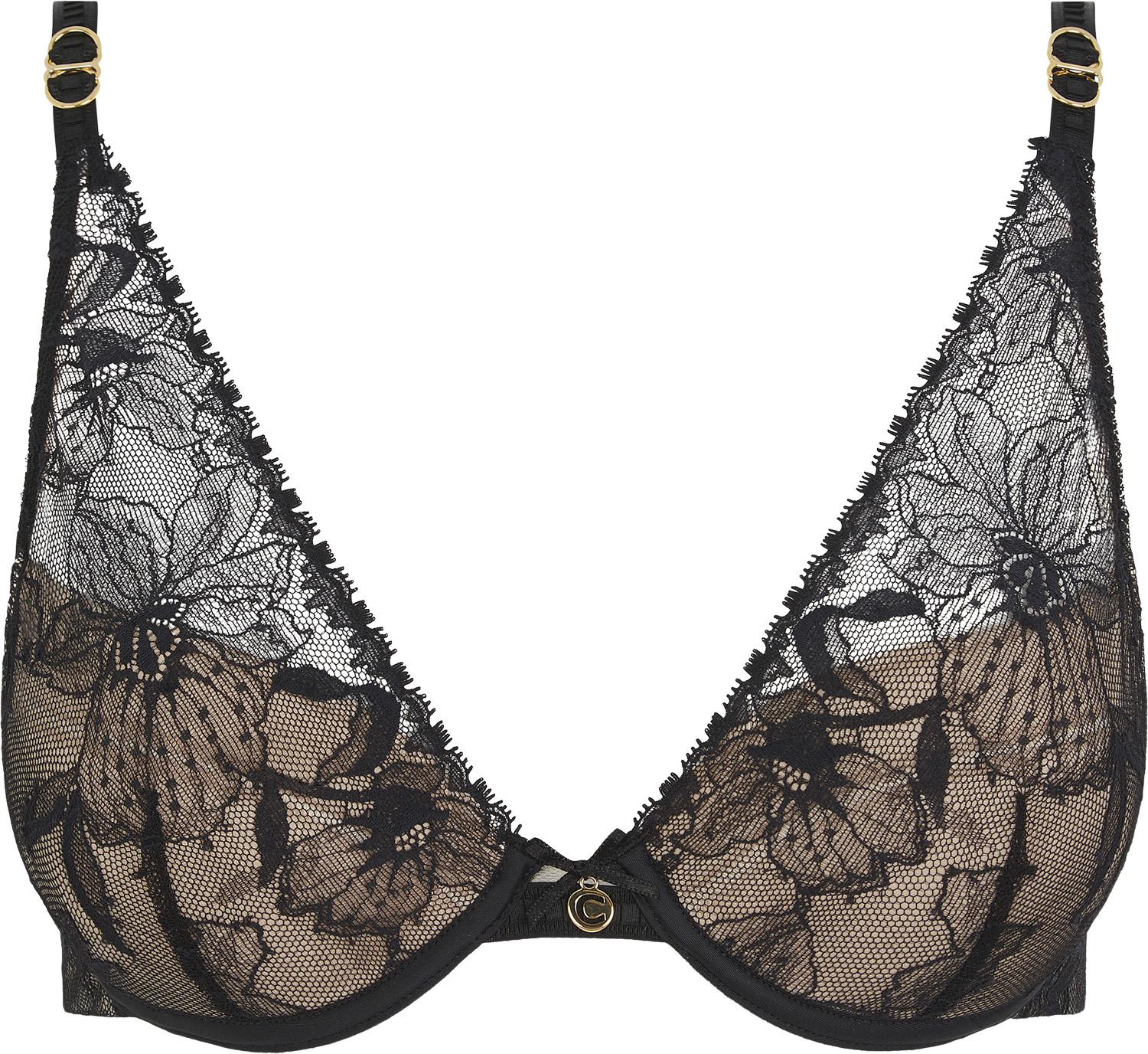 Orchids Push up bra