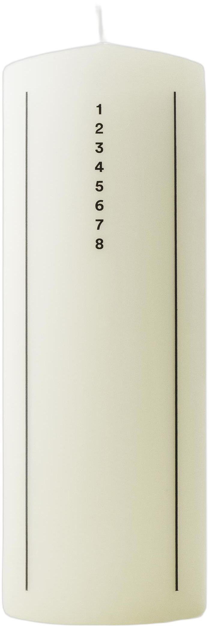 Calendar Candle Off White