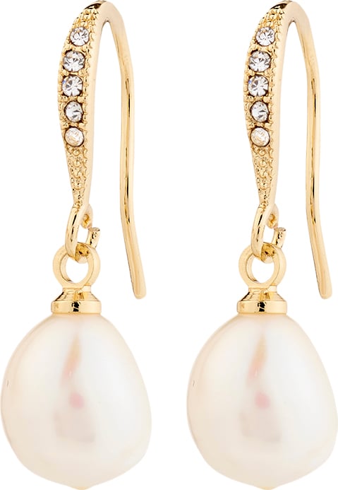 Jasmin Pearl Earrings Goldplated - Køb til DKK 269 - Spar 0%