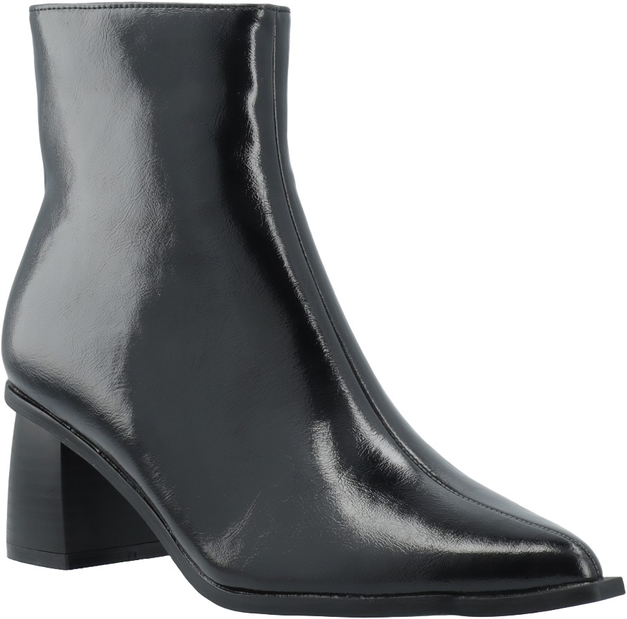 Bialeonora Short Zip Boot Faux Leather