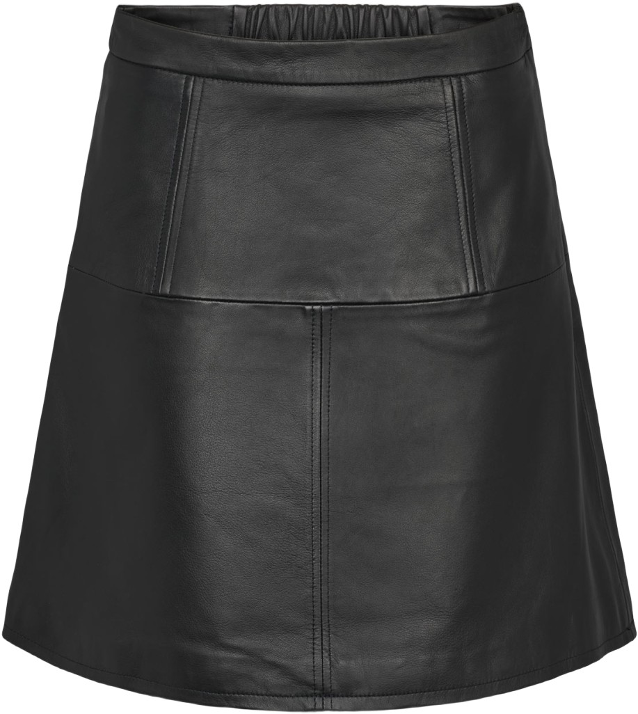 Srdella Leather Skirt