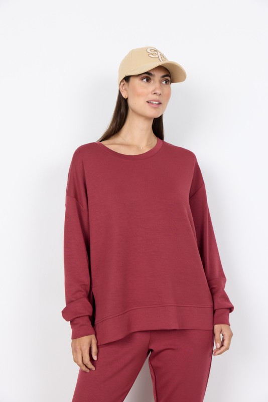 Scbanu 164 Sweatshirt MÃ¸rk rÃ¸d
