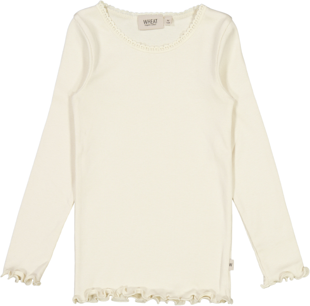 Langærmet Blonde Rib Tshirt