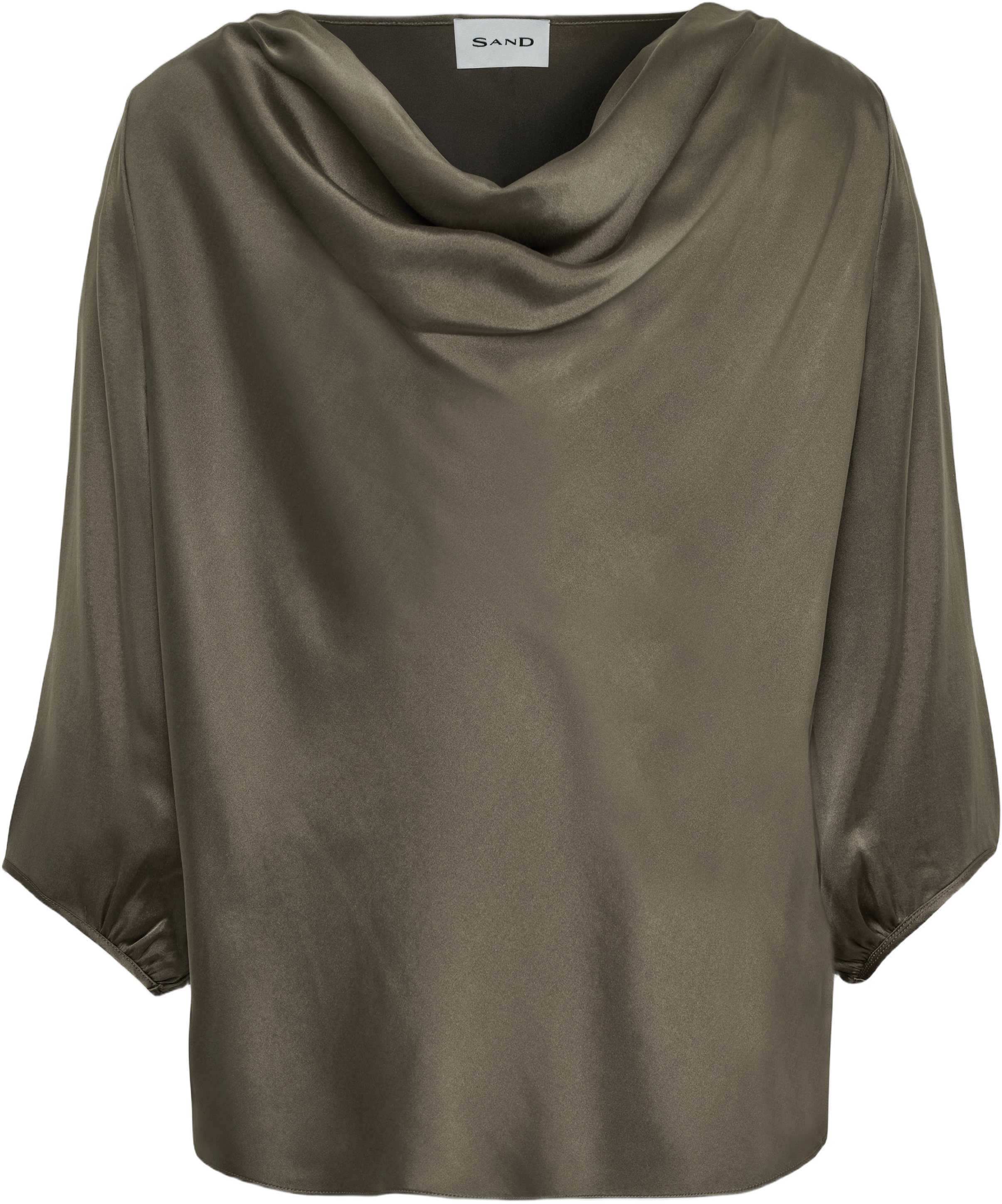 3176 Matt Nova Drape Silk Blouse