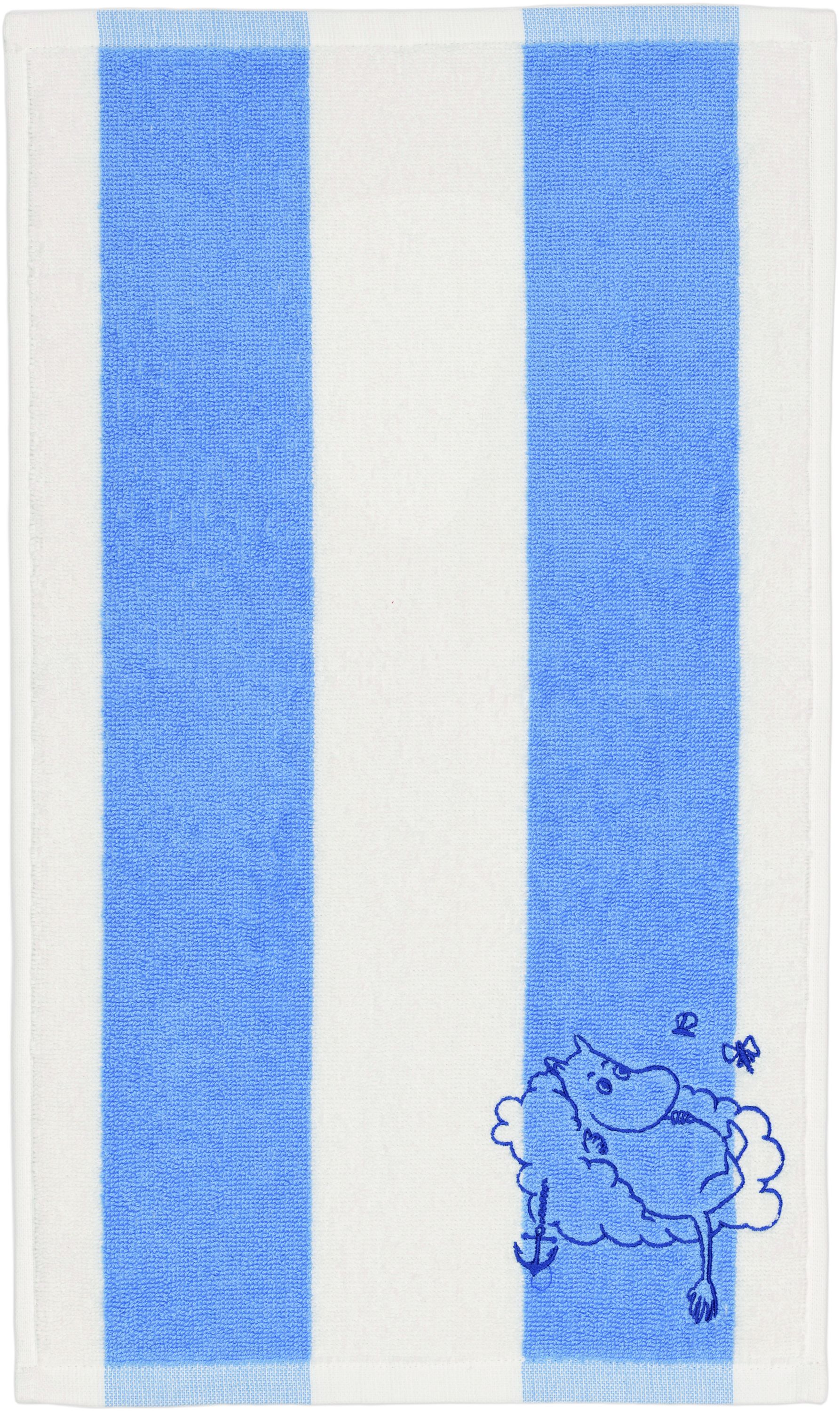 Moomin Arabia 30x50cm Håndklæde Mumitrold Blåstribet Gots