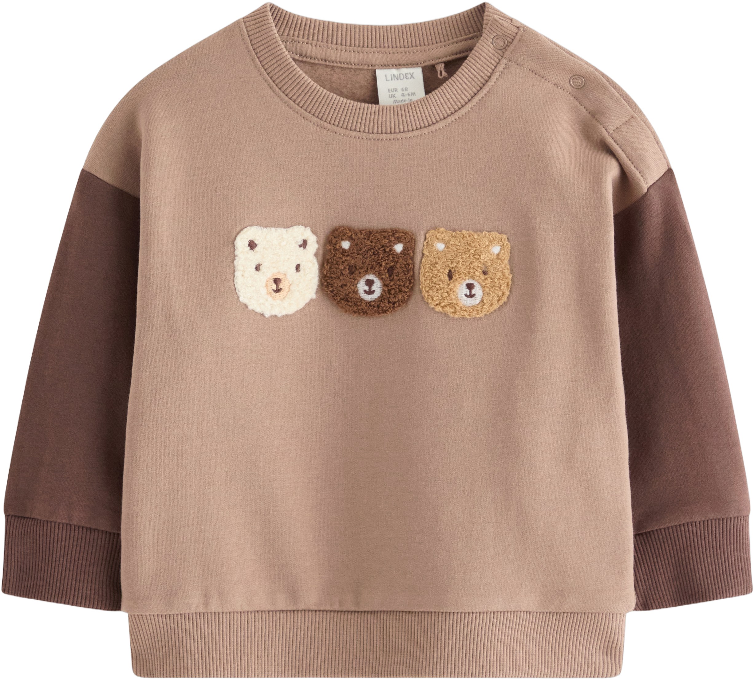 Sweatshirt med Borstad Insida