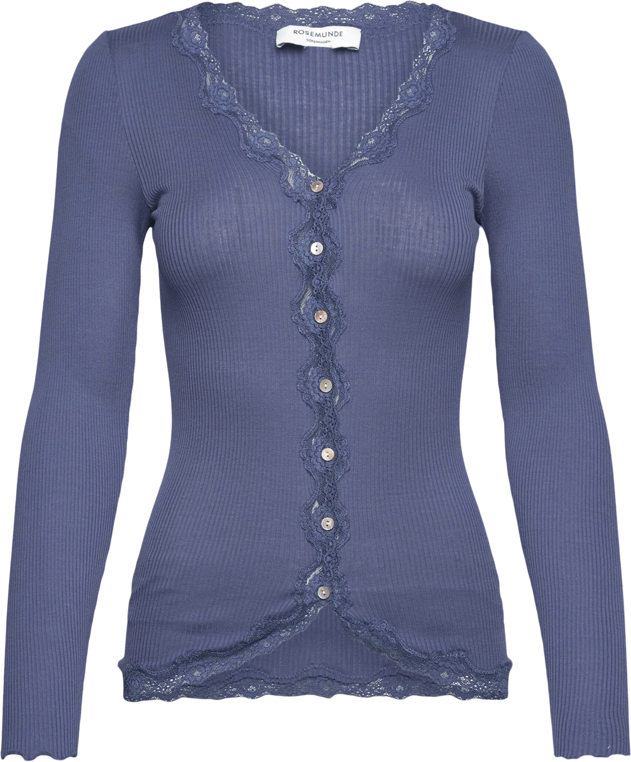 Silk Cardigan w/ Lace