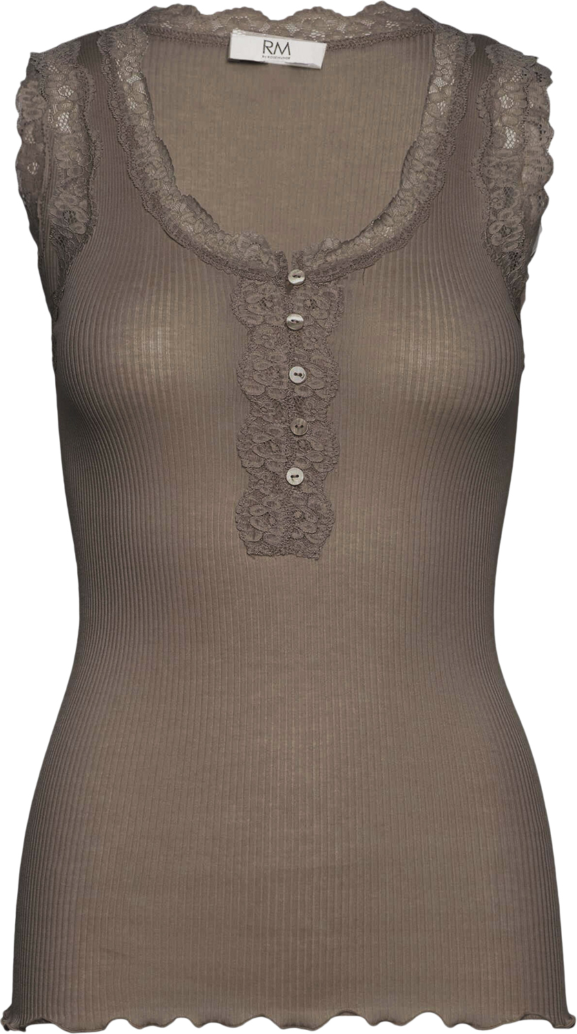 Rmwbalta Modal Sl Lace Placket Top