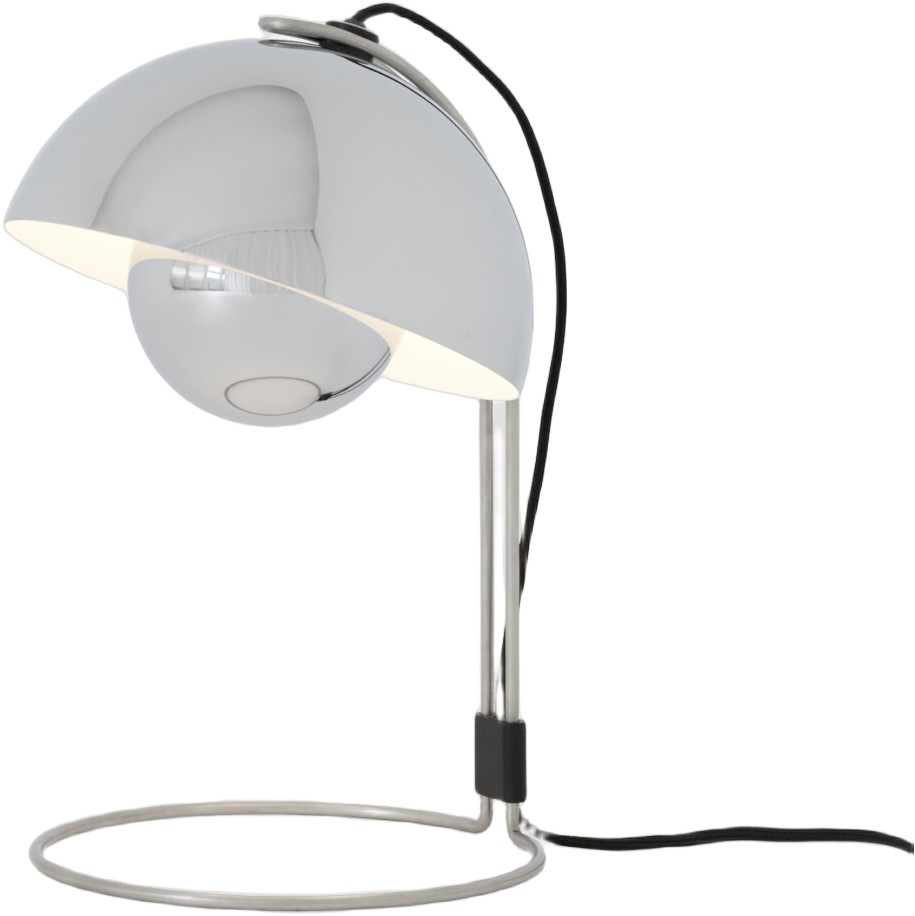 Flowerpot Table Lamp VP4, Chromeplated