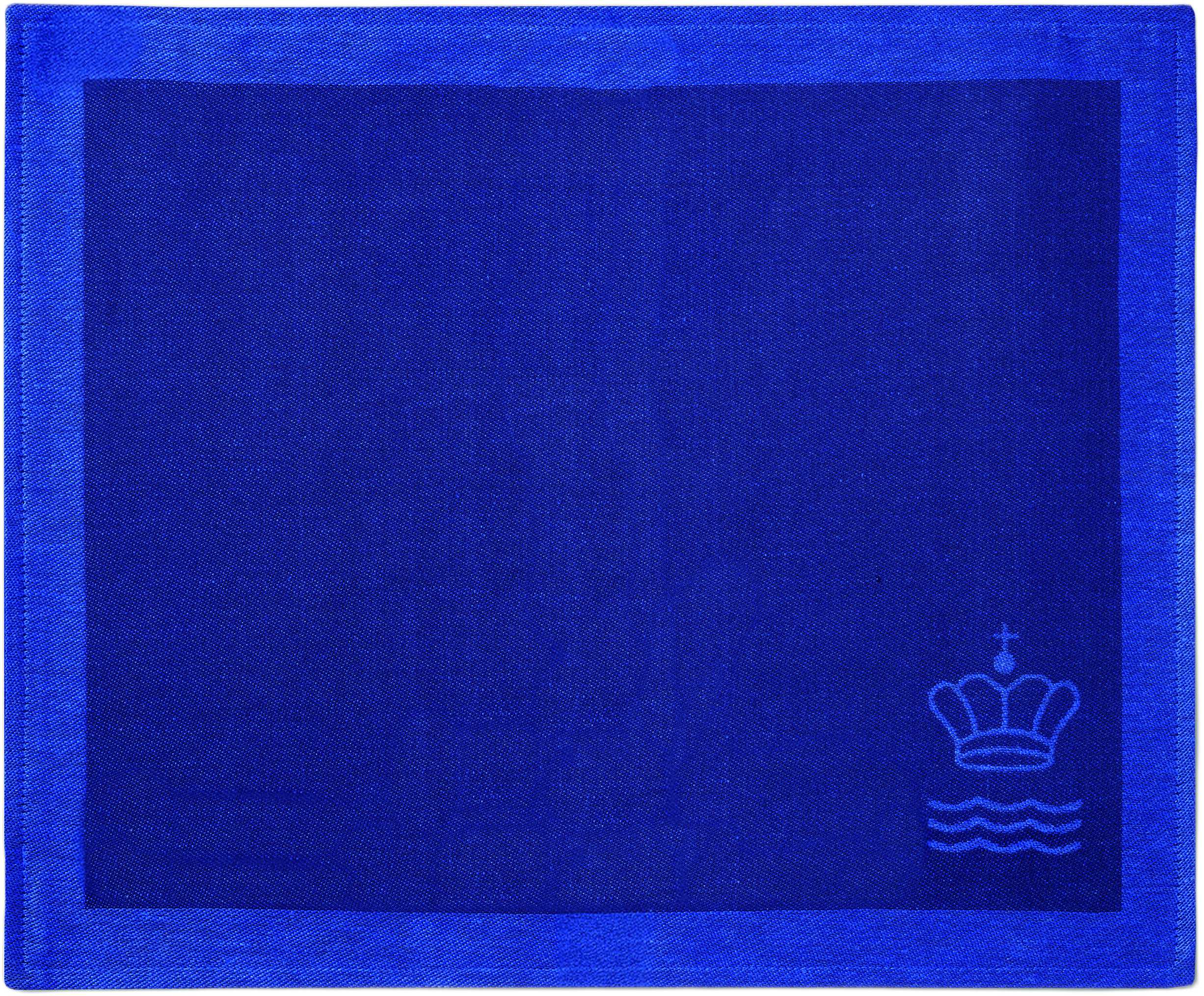 Waves Classic Dækkeserviet, blå, 45 x 35 cm, 2 stk