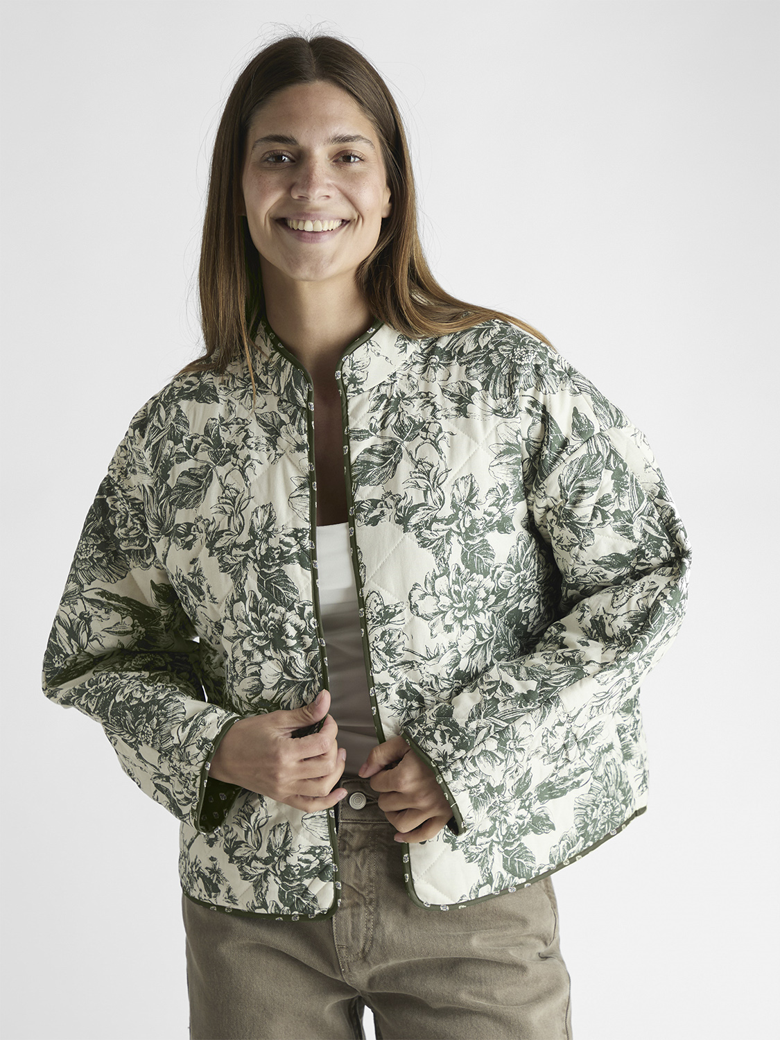 Hema Stencil Quilt Jacket