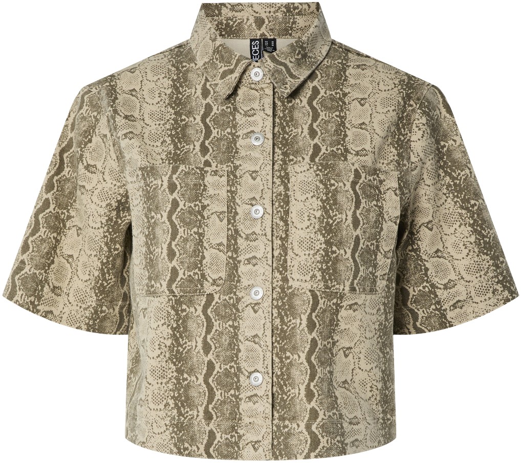 Pcsalume SS Denim Shirt