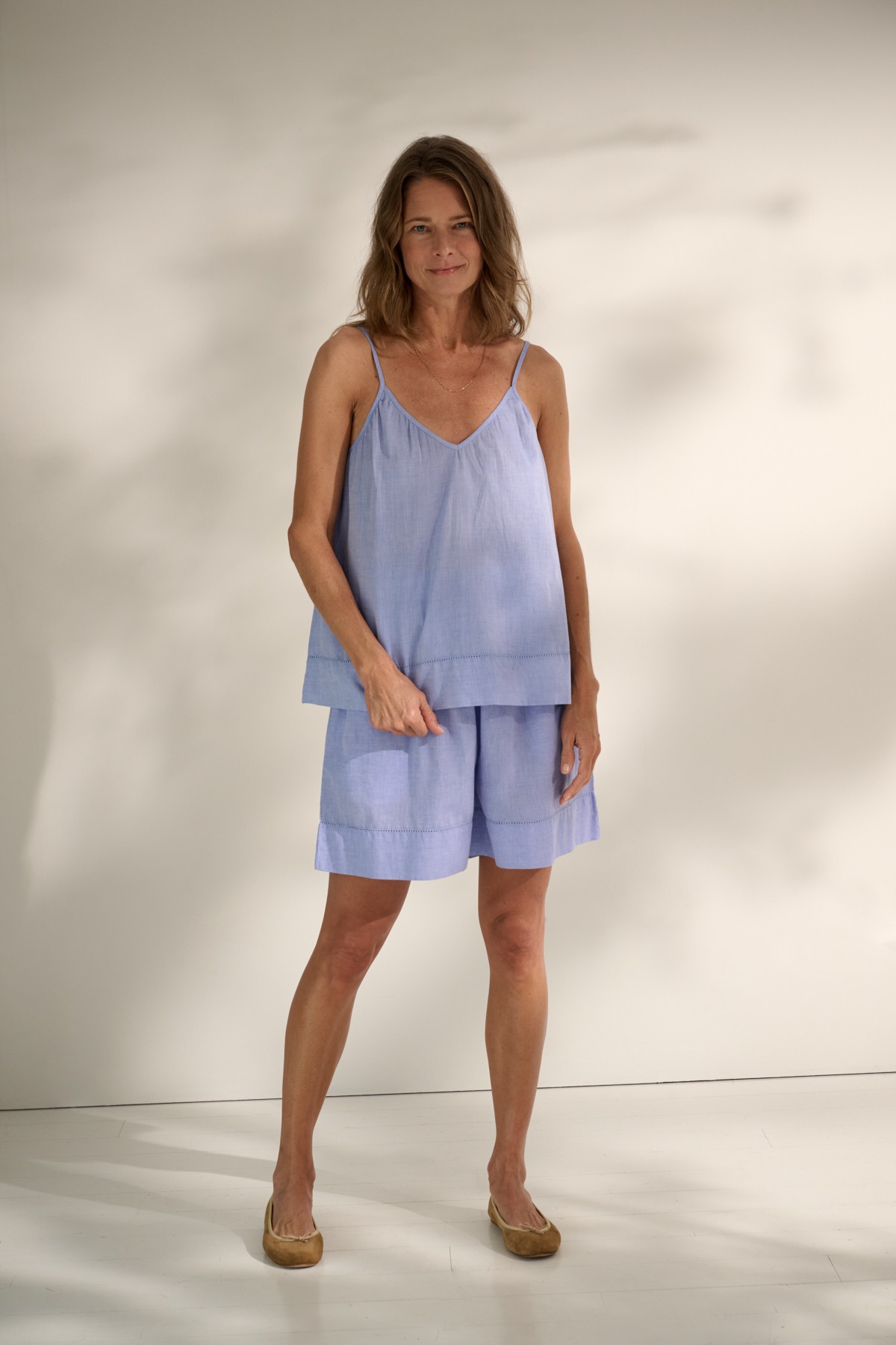 Sunshine top Chambray