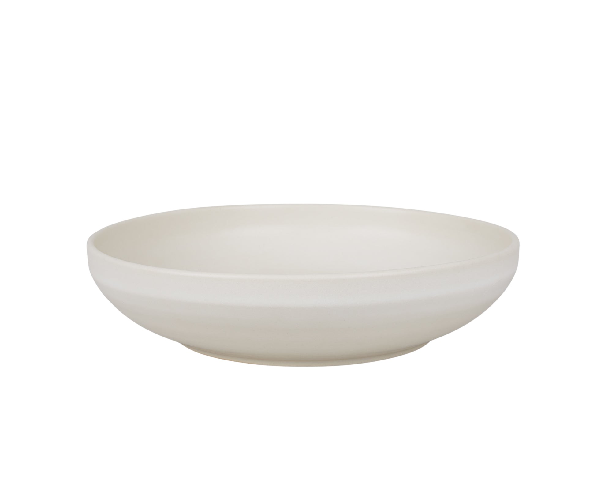 Otto Ceramic Shallow Bowl | Natural | Large