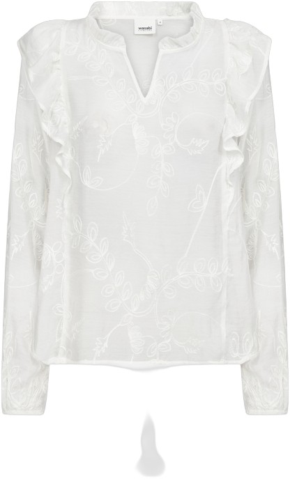 Curvy Wasilicia 4 Bluse Off White