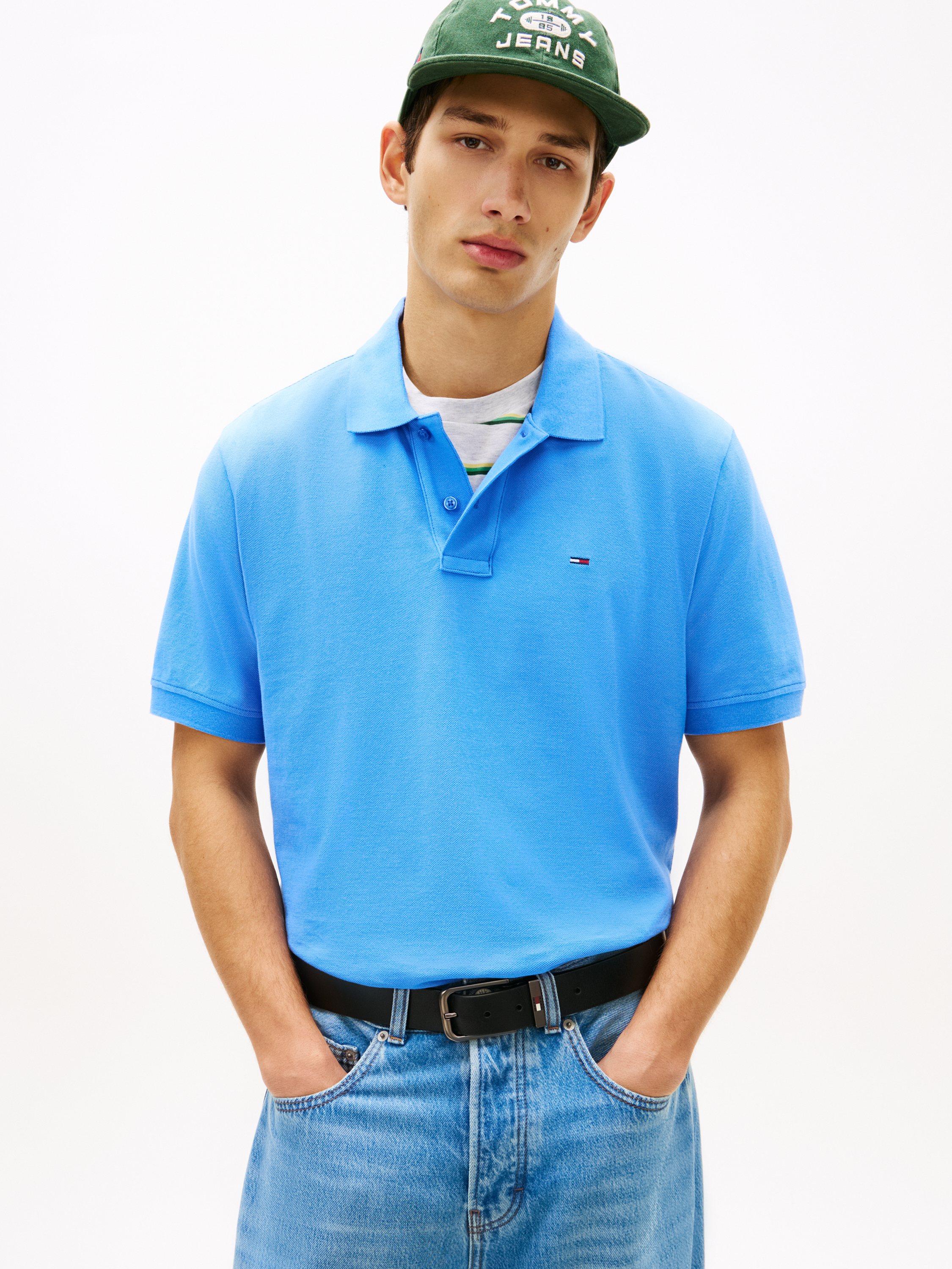Hilfiger Flag Regular Fit Pique Polo Shirt
