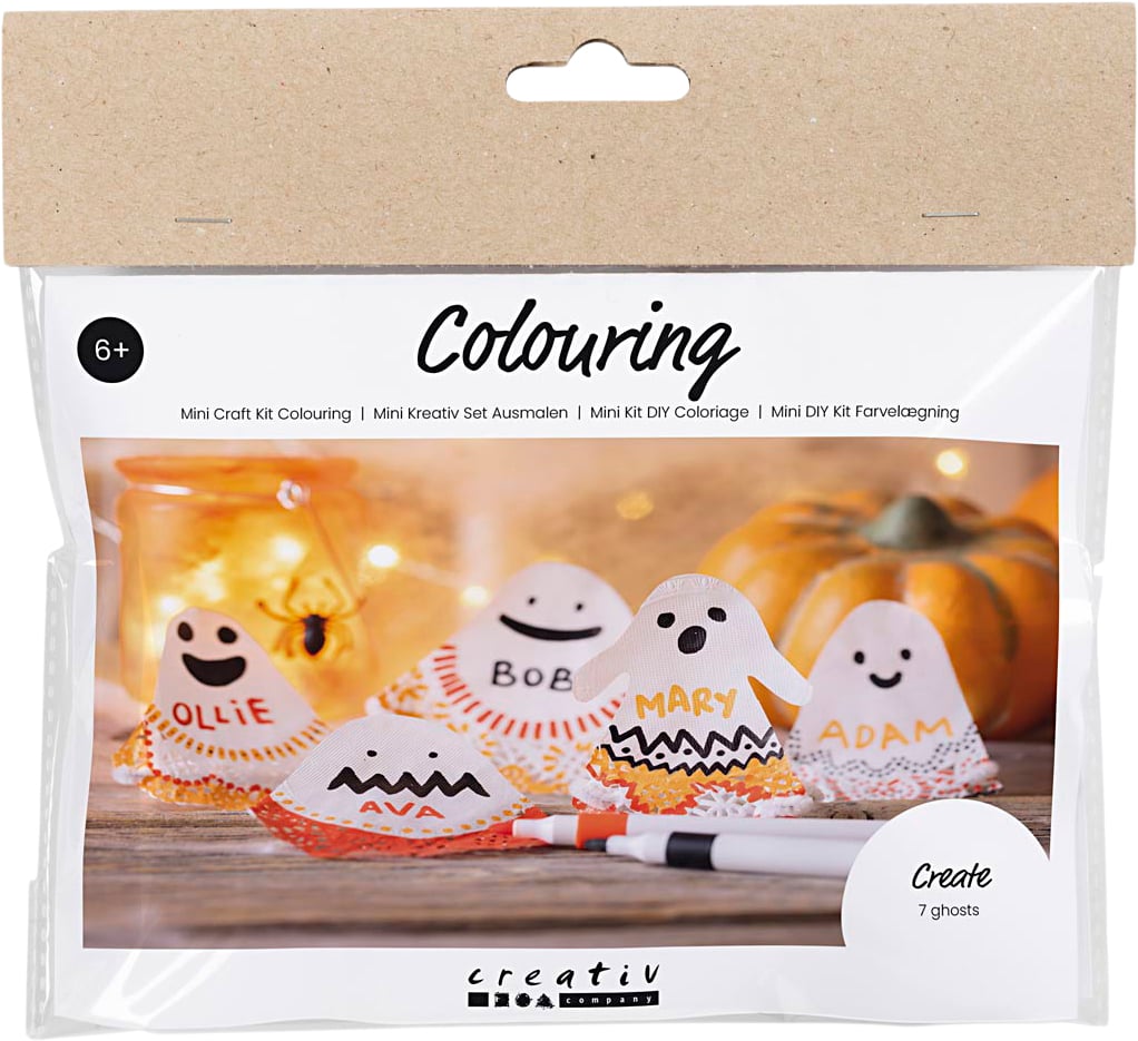 Mini DIY Kit Farvelægning, Spøgelser